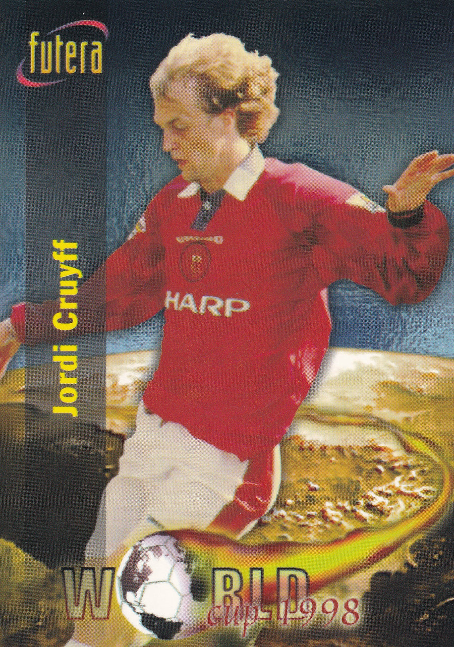 072. JORDI CRUYFF - MANCHESTER UNITED - WORLD CUP 1998