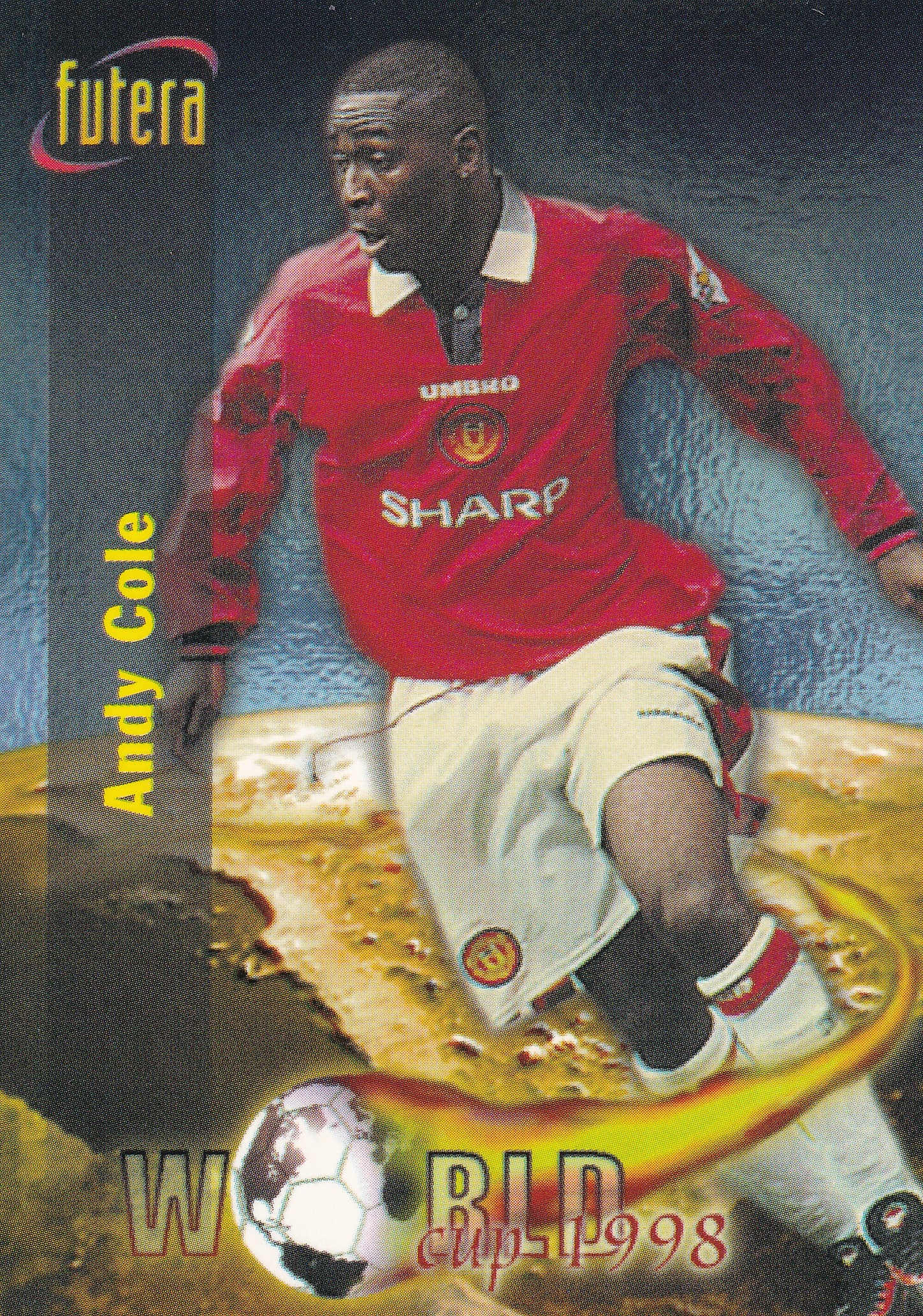 078. ANDY COLE - MANCHESTER UNITED - WORLD CUP 1998