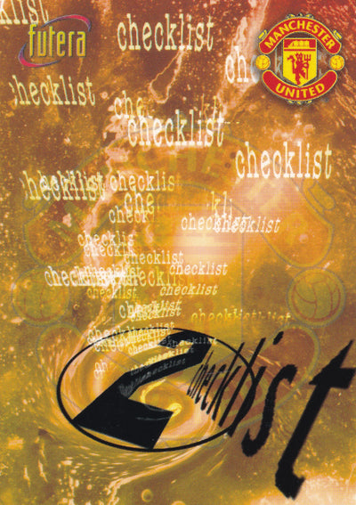 097. MANCHESTER UNITED - CHECKLIST 2 - 46 - 81