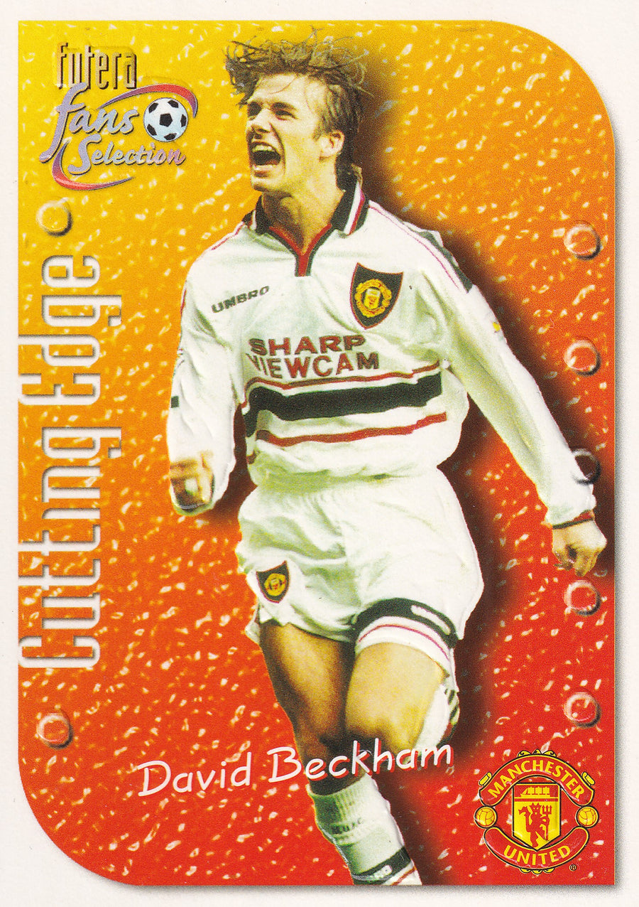 CE-07. DAVID BECKHAM - MANCHESTER UNITED - CUTTING EDGE - EMBOSED