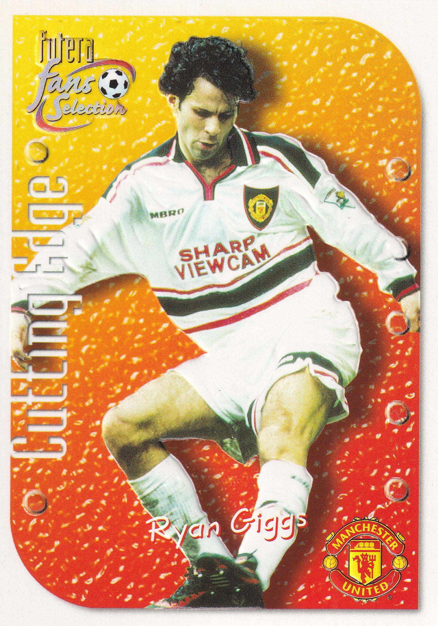 CE-04. RYAN GIGGS - MANCHESTER UNITED - CUTTING EDGE - EMBOSED