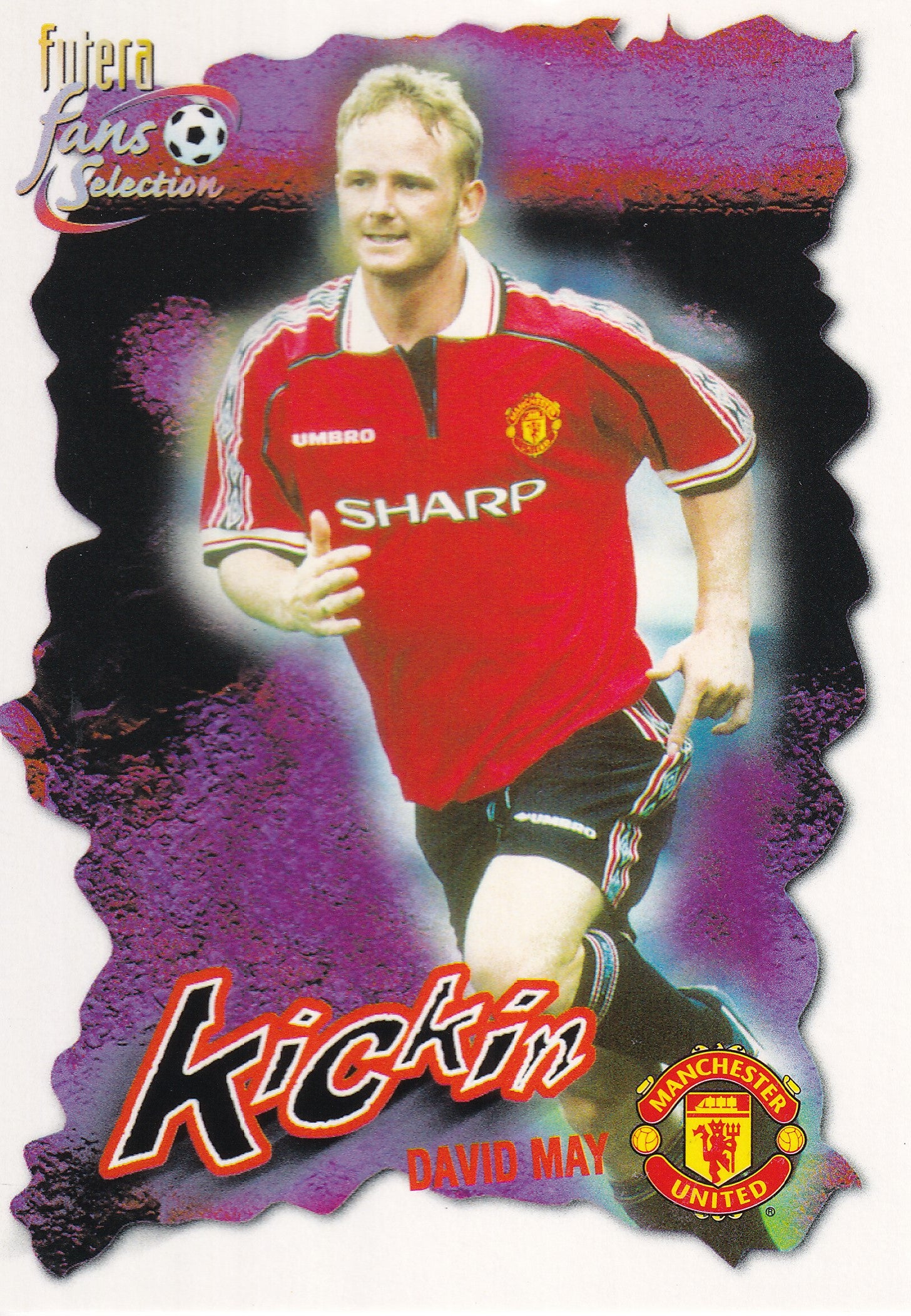 044. DAVID MAY - MANCHESTER UNITED - KICKIN