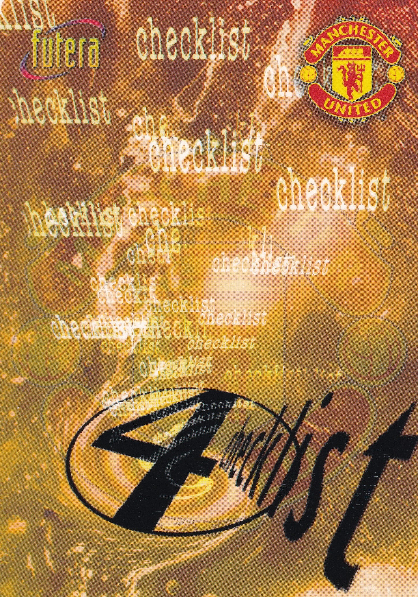 099. MANCHESTER UNITED - CHECKLIST 4 - FR1 - OGS3