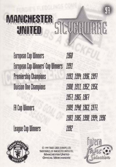 097. MANCHESTER UNITED - SILVERWARE