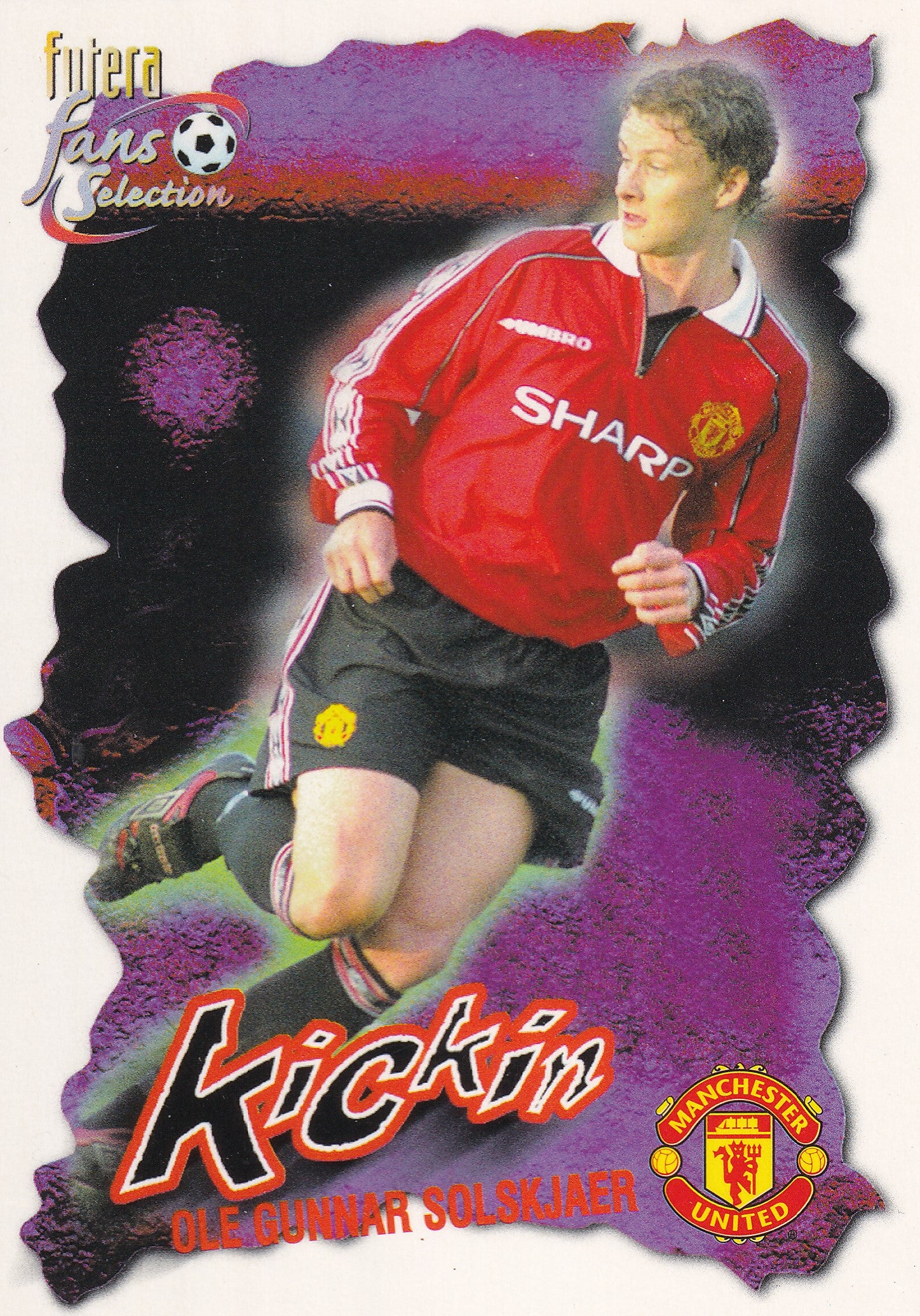 038. OLE GUNNAR SOLSKJAER - MANCHESTER UNITED - KICKIN