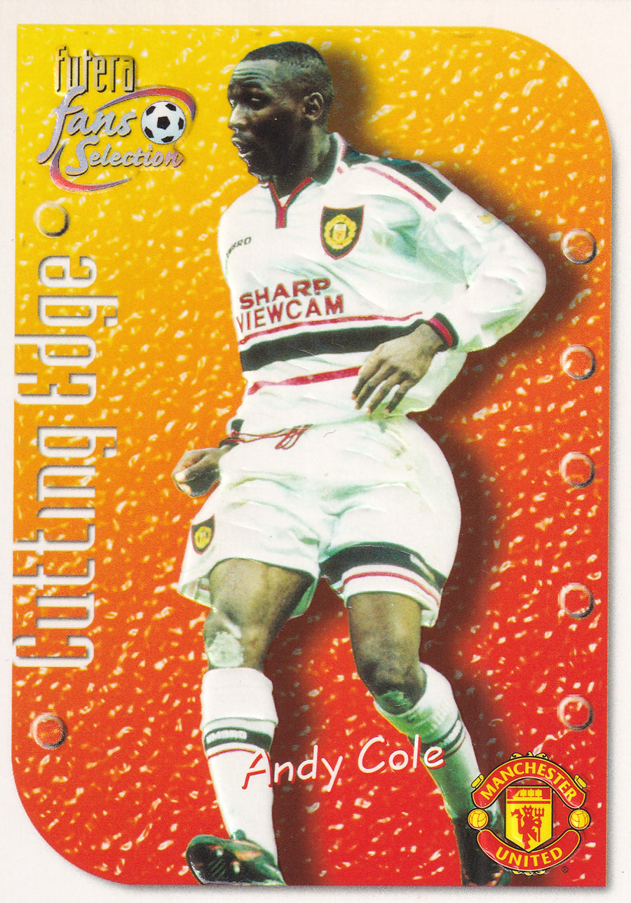 CE-02. ANDY COLE - MANCHESTER UNITED - CUTTING EDGE - EMBOSED
