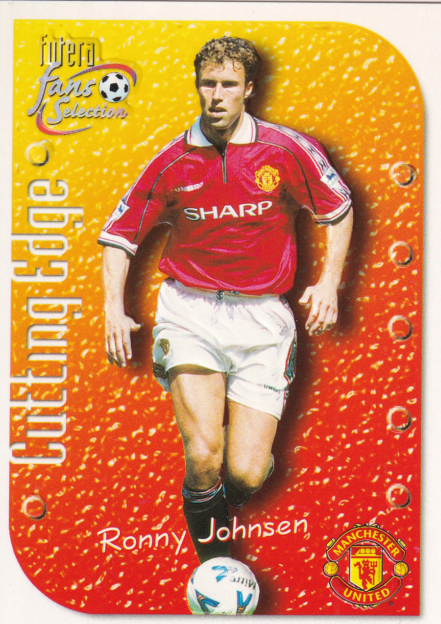 CE-06. RONNY JOHNSEN - MANCHESTER UNITED - CUTTING EDGE - EMBOSED