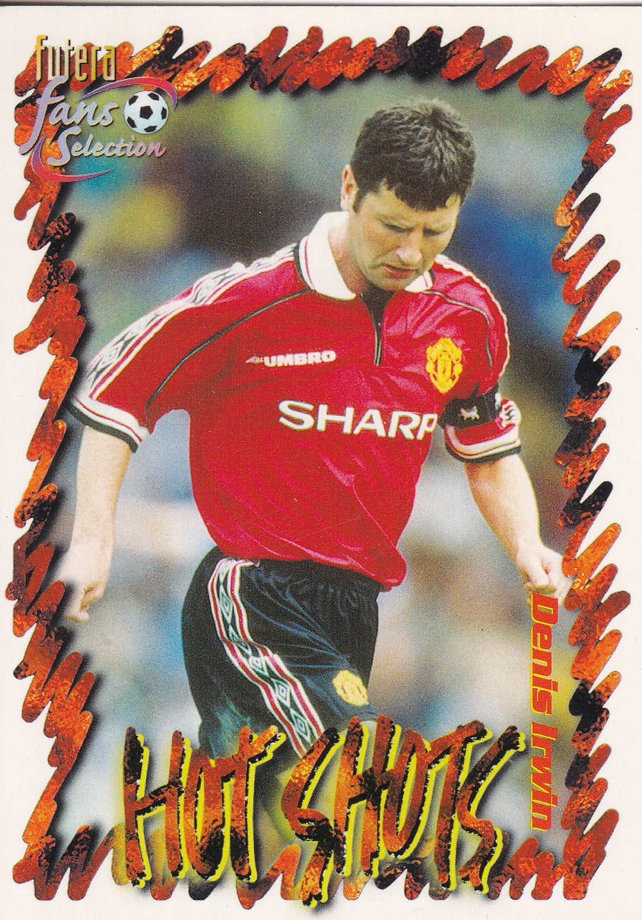 048. DENIS IRWIN - MANCHESTER UNITED - HOT SHOTS