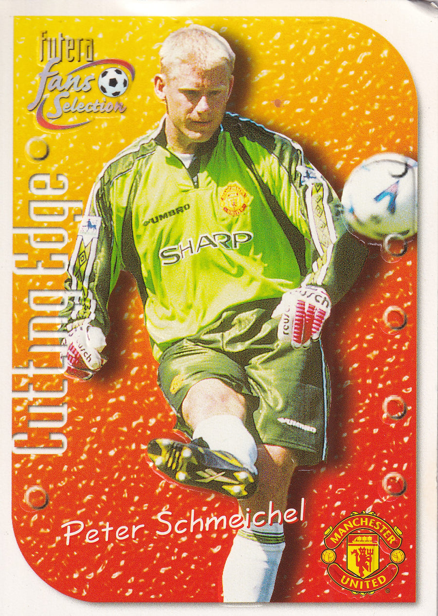 CE-03. PETER SCHMEICHEL - MANCHESTER UNITED - CUTTING EDGE - EMBOSED
