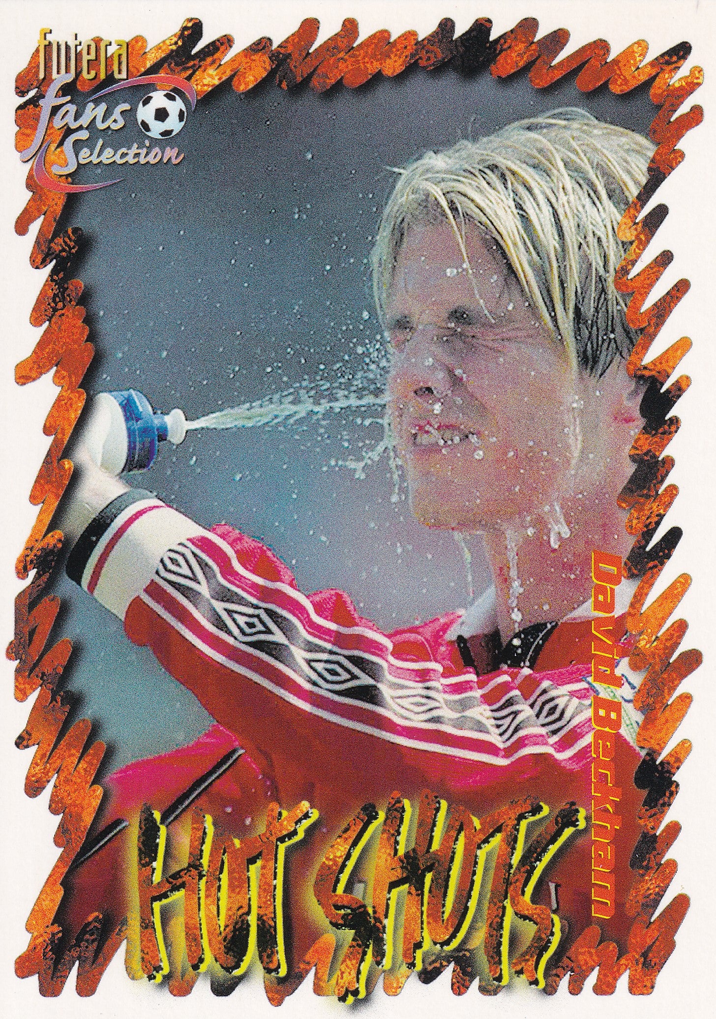 051. DAVID BECKHAM - MANCHESTER UNITED - HOT SHOTS