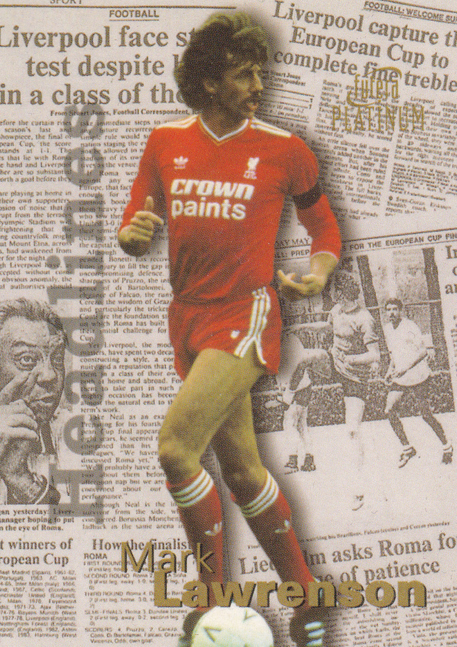 HL1. MARK LAWRENSON - LIVERPOOL - HEADLINES /950