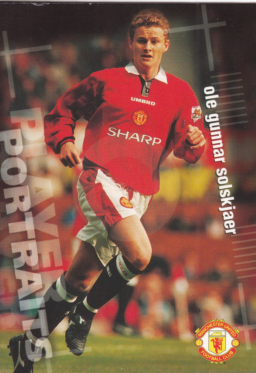 077. OLE GUNNAR SOLSKJAER - MANCHESTER UNITED - PORTRAITS