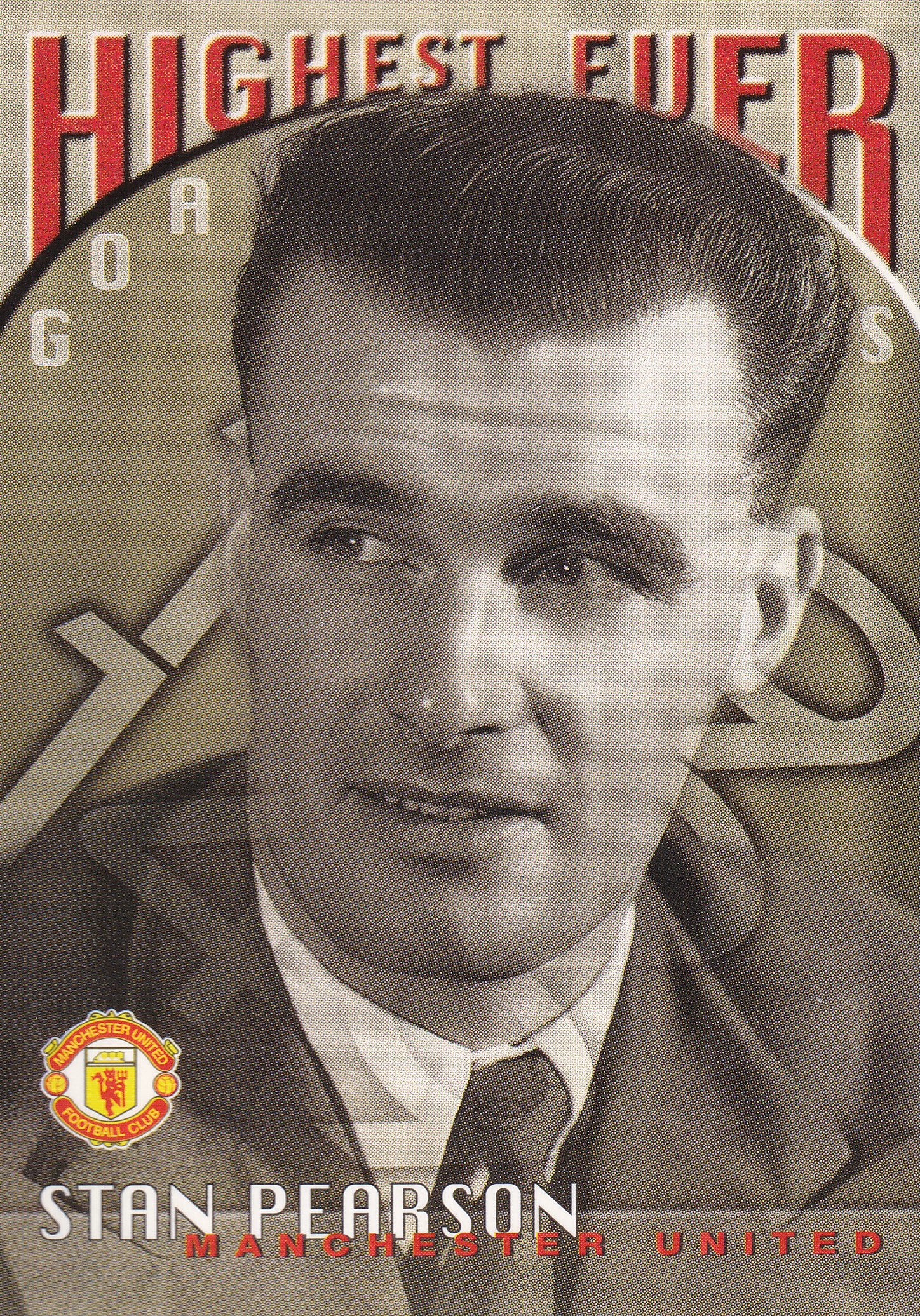 089. STAN PEARSON - MANCHESTER UNITED - HIGHEST EVER GOALSCORER