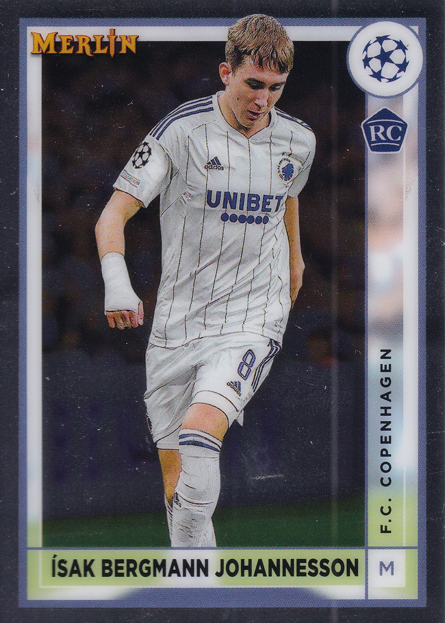 061. ISAK BERGMANN JOHANNESSON - F.C. COPENHAGEN - ROOKIE CARD