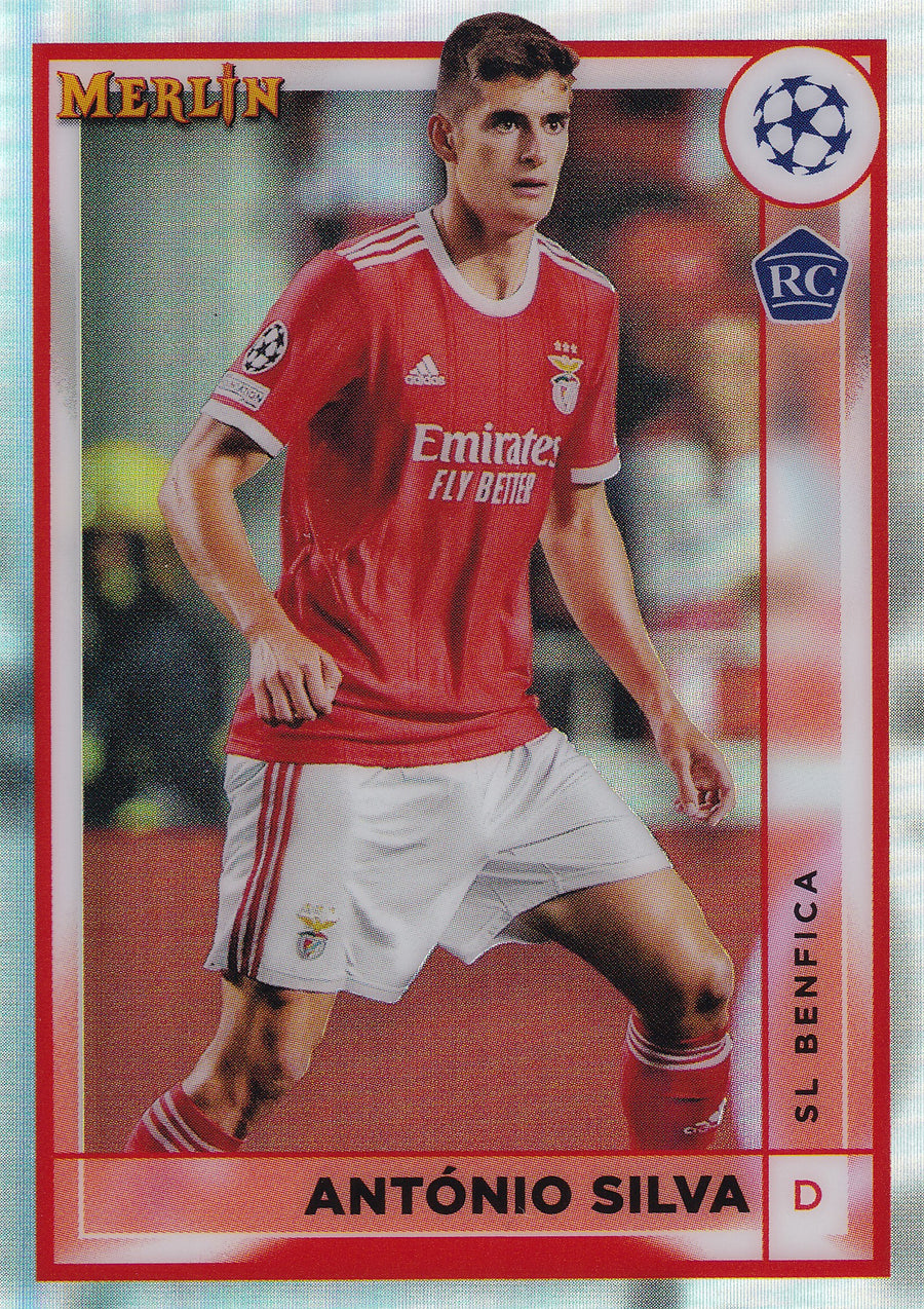 145. ANTONIO SILVA - SL BENFICA - ROOKIE CARD - REFRACTOR
