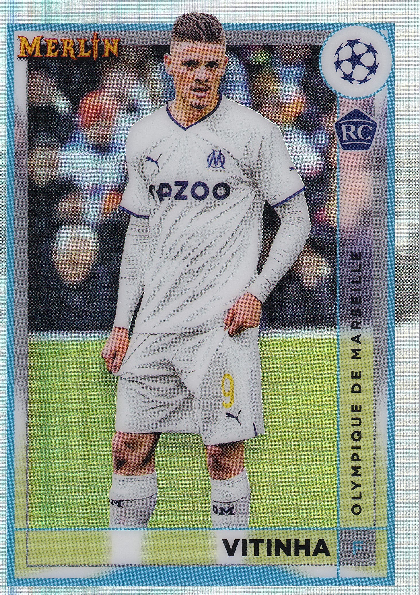 076. VITINHA - OLYMPIQUE DE MARSEILLE - ROOKIE CARD - REFRACTOR