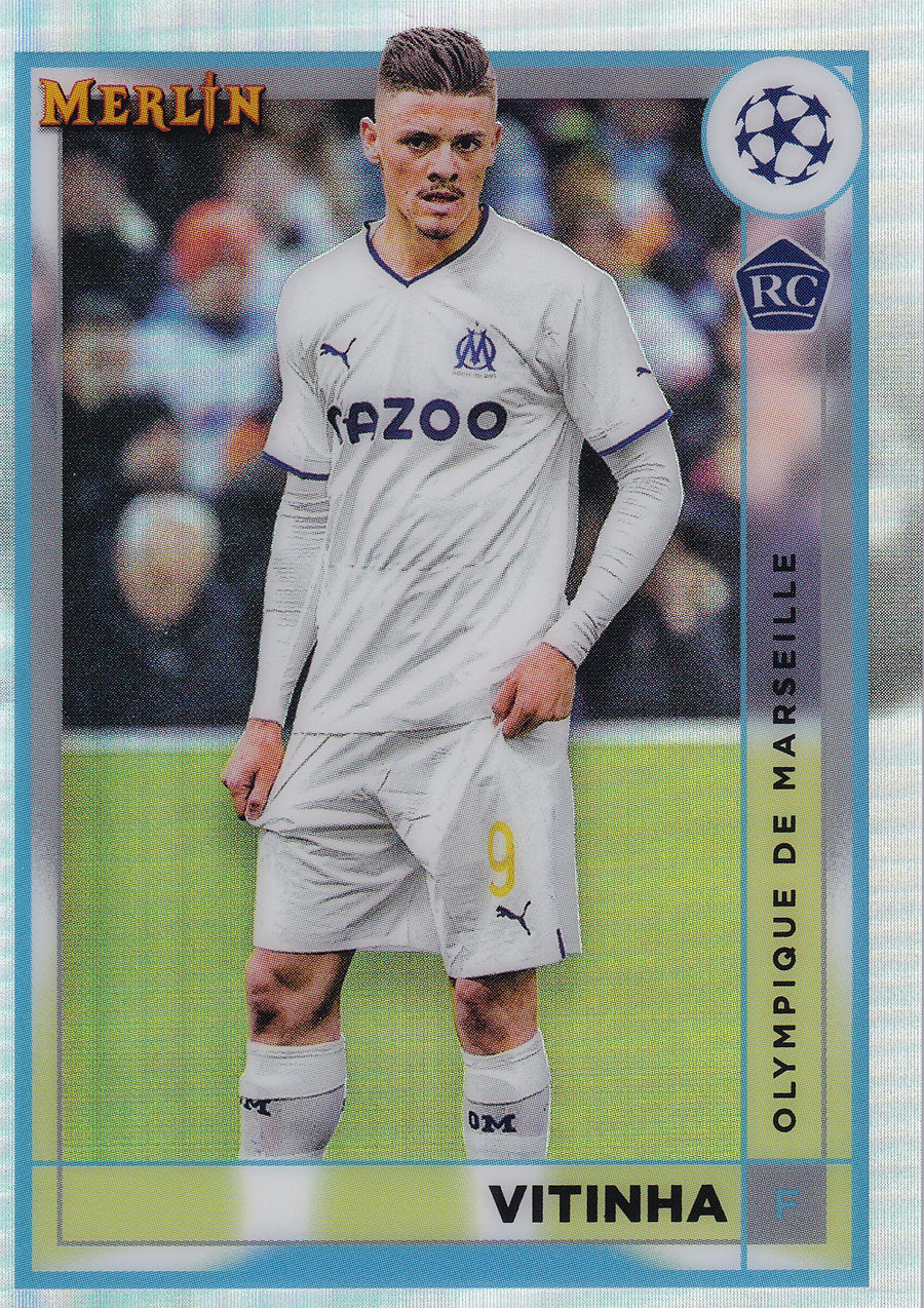 076. VITINHA - OLYMPIQUE DE MARSEILLE - ROOKIE CARD - REFRACTOR