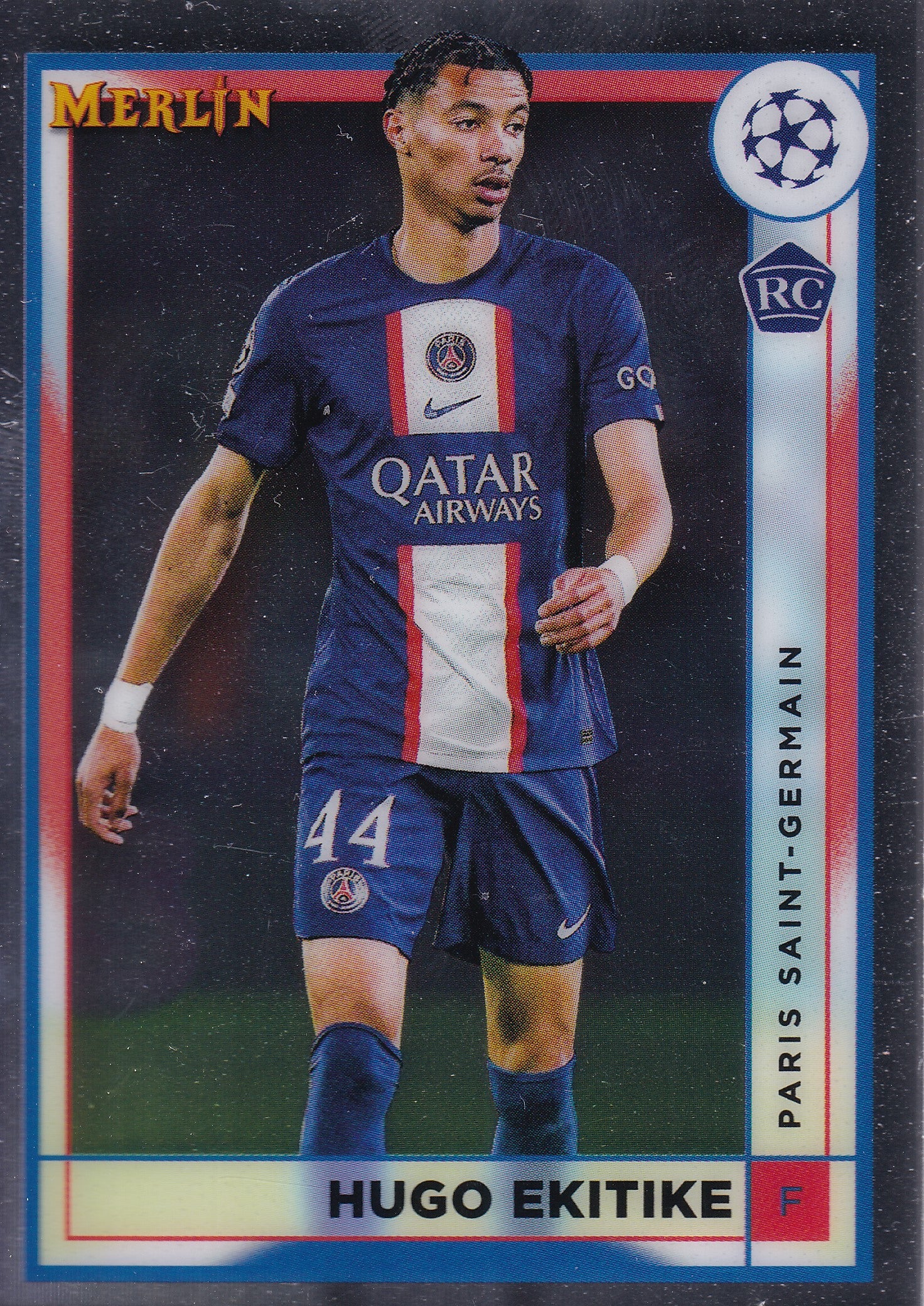 100. HUGO EKITIKE - PARIS SAINT-GERMAIN - ROOKIE CARD