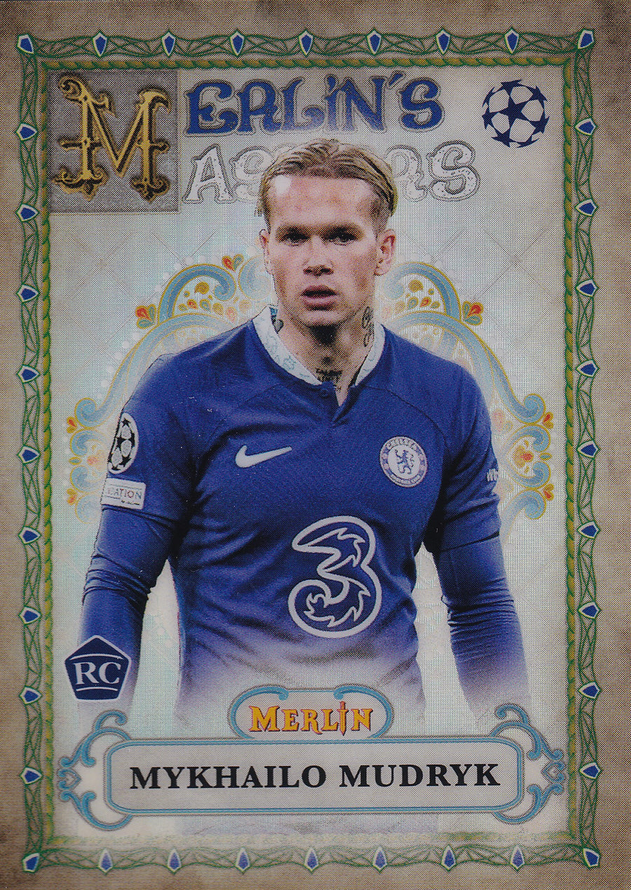 MM-02. MYKHAILO MUDRYK - CHELSEA FC - ROOKIE CARD - MERLIN'S ASSASIN
