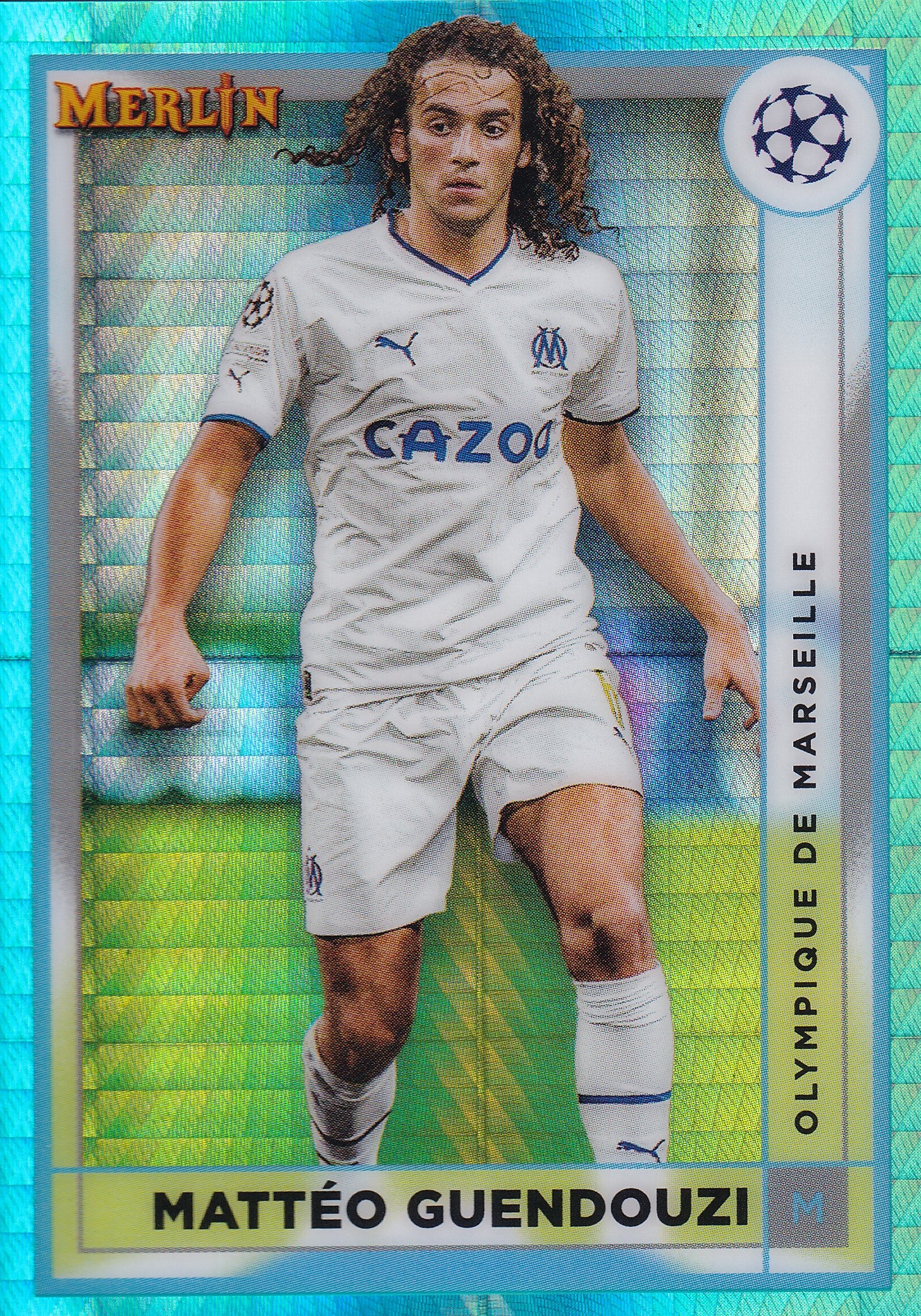 077. MATTEO GUENDOUZI - OLYMPIQUE DE MARSEILLE - AQUA