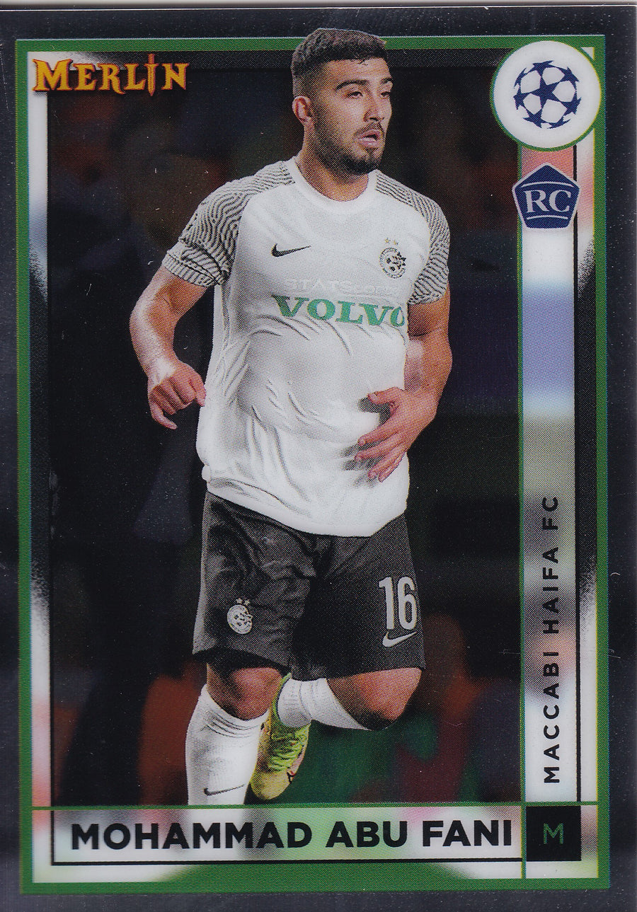 074. MOHAMMAD ABU FANI - MACCABI HAIFA FC - ROOKIE CARD