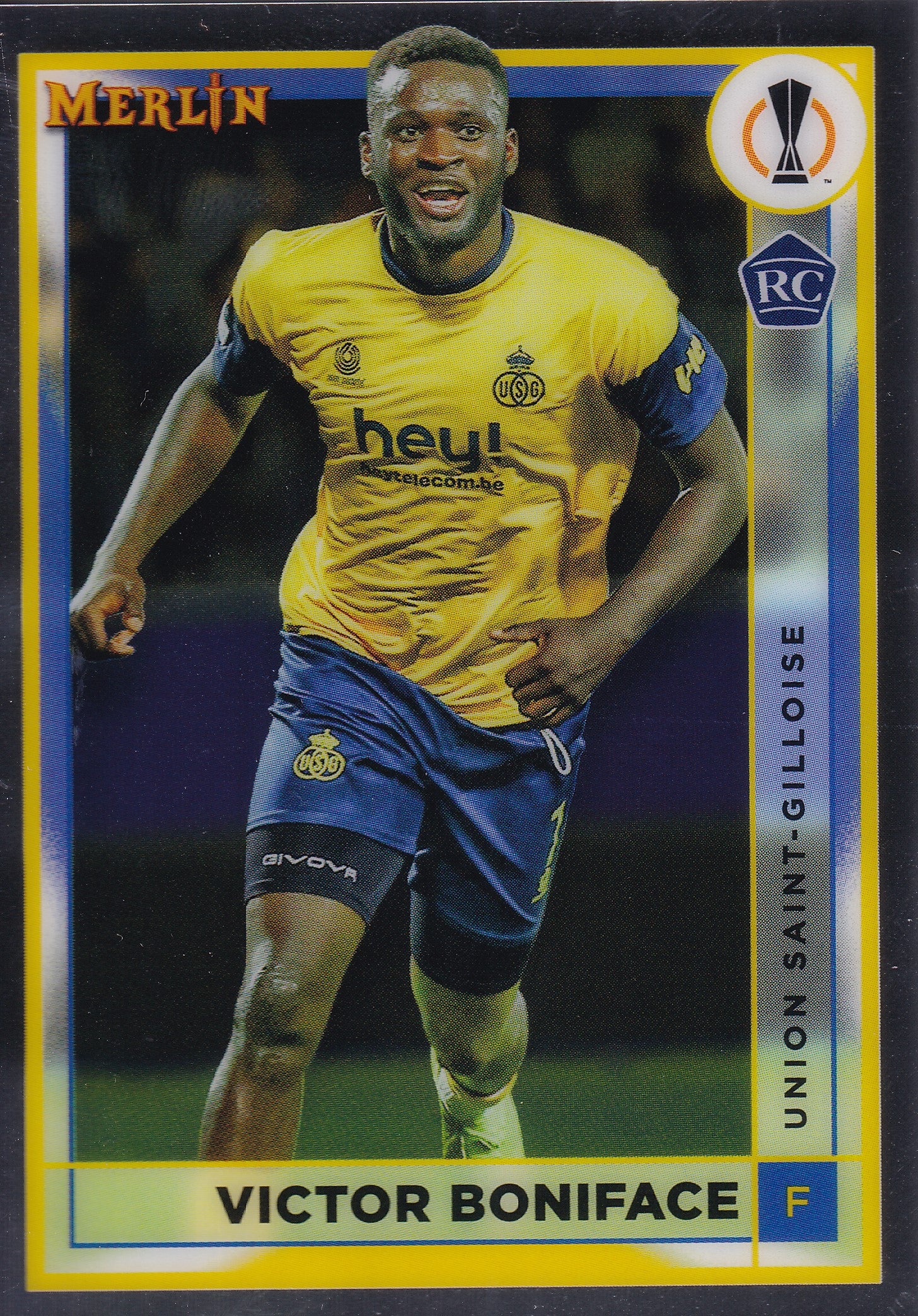 142. VICTOR BONIFACE - UNION SAINT-GILLOISE - ROOKIE CARD