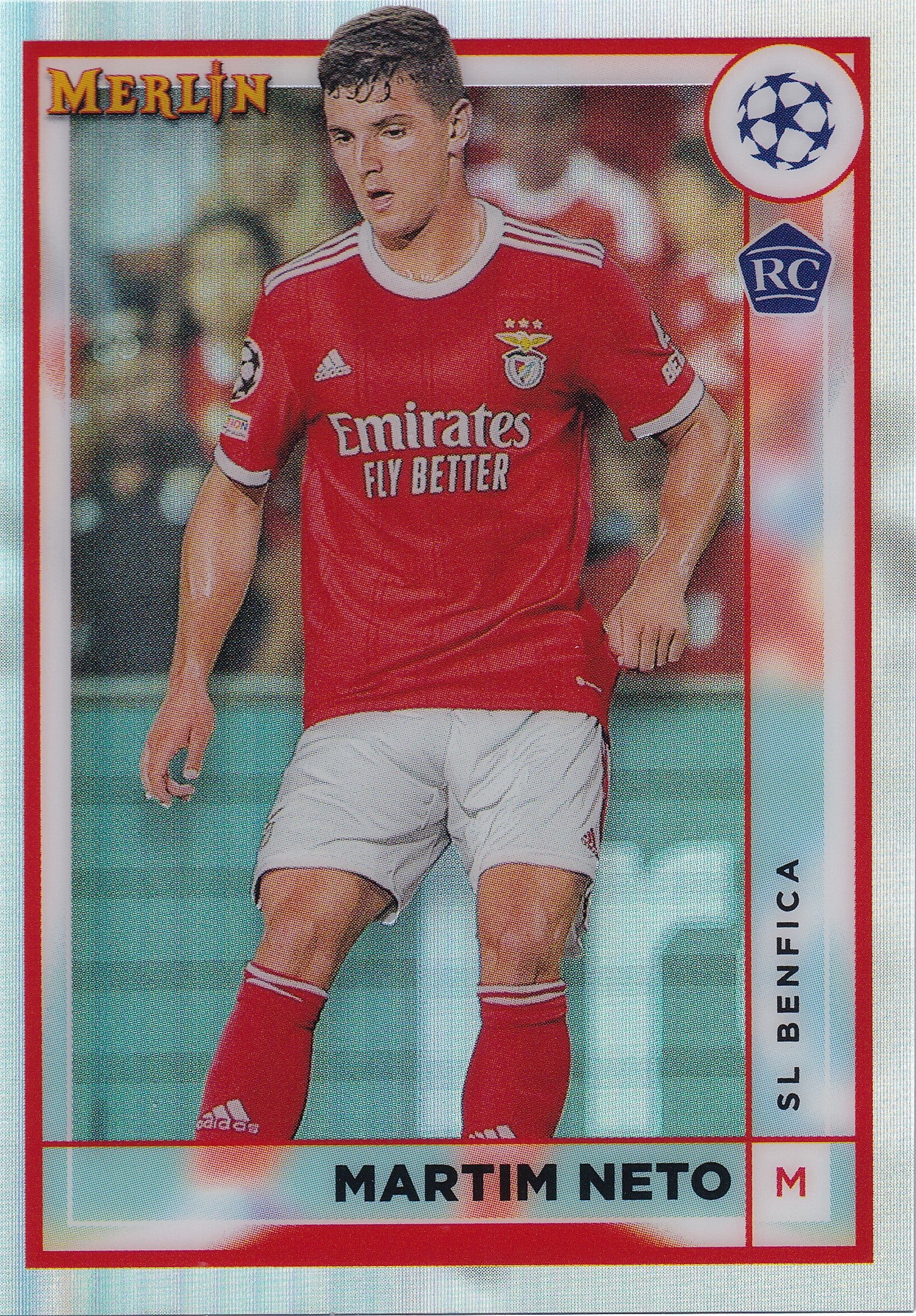 144. MARTIM NETO - SL BENFICA - ROOKIE CARD - REFRACTOR