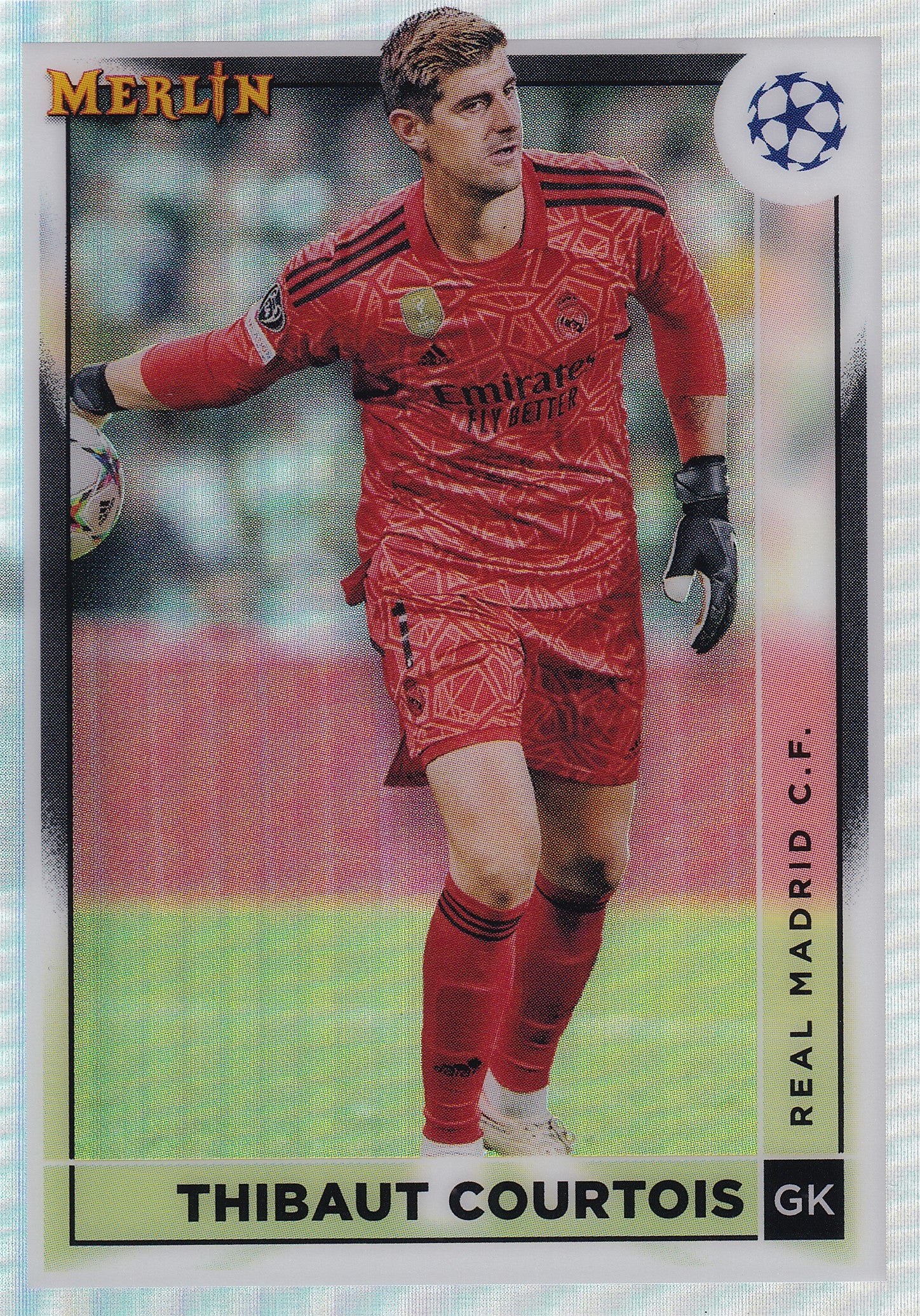 117. THIBAUT COURTOIS - REAL MADRID C.F. - REFRACTOR