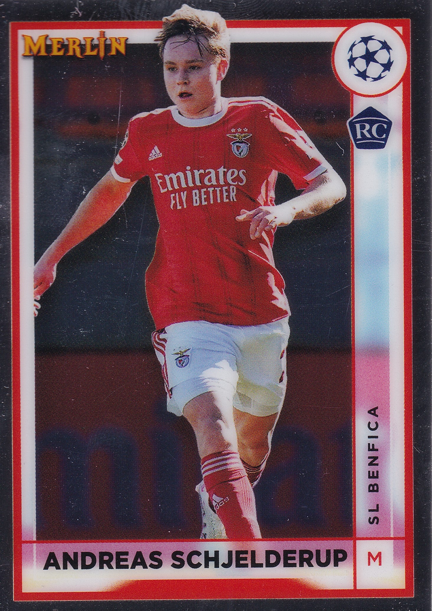 143. ANDREAS SCHJELDRUP - SL BENFICA - ROOKIE CARD