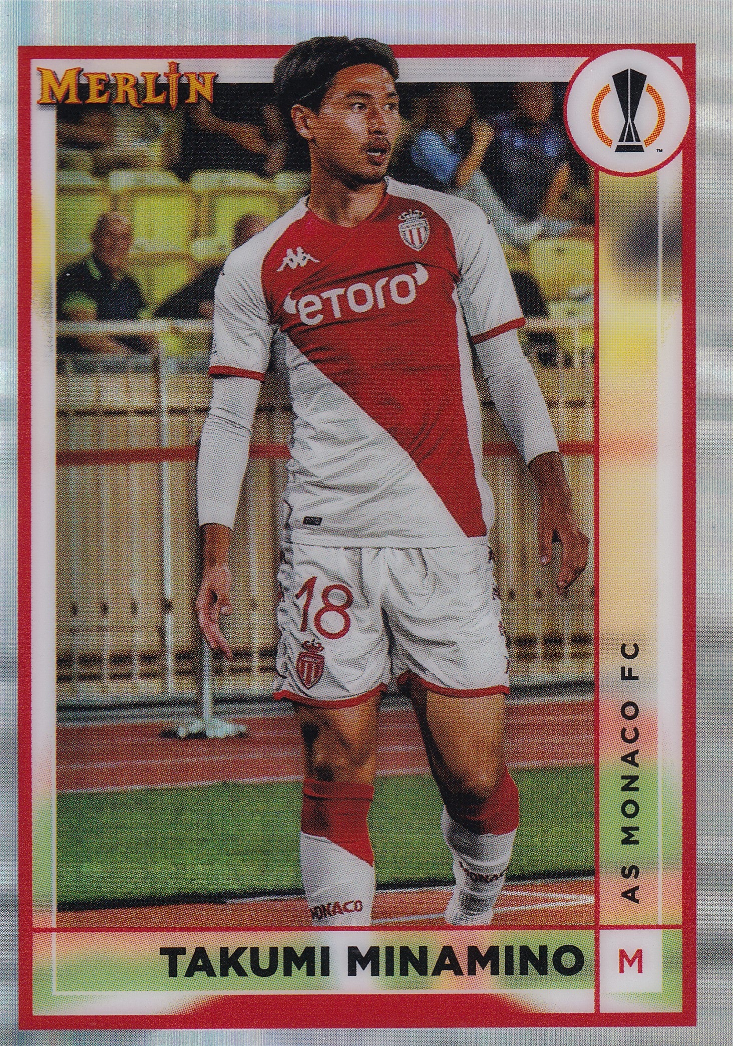 018. TAKUMI MINAMINO - AS MONACO FC - REFRACTOR