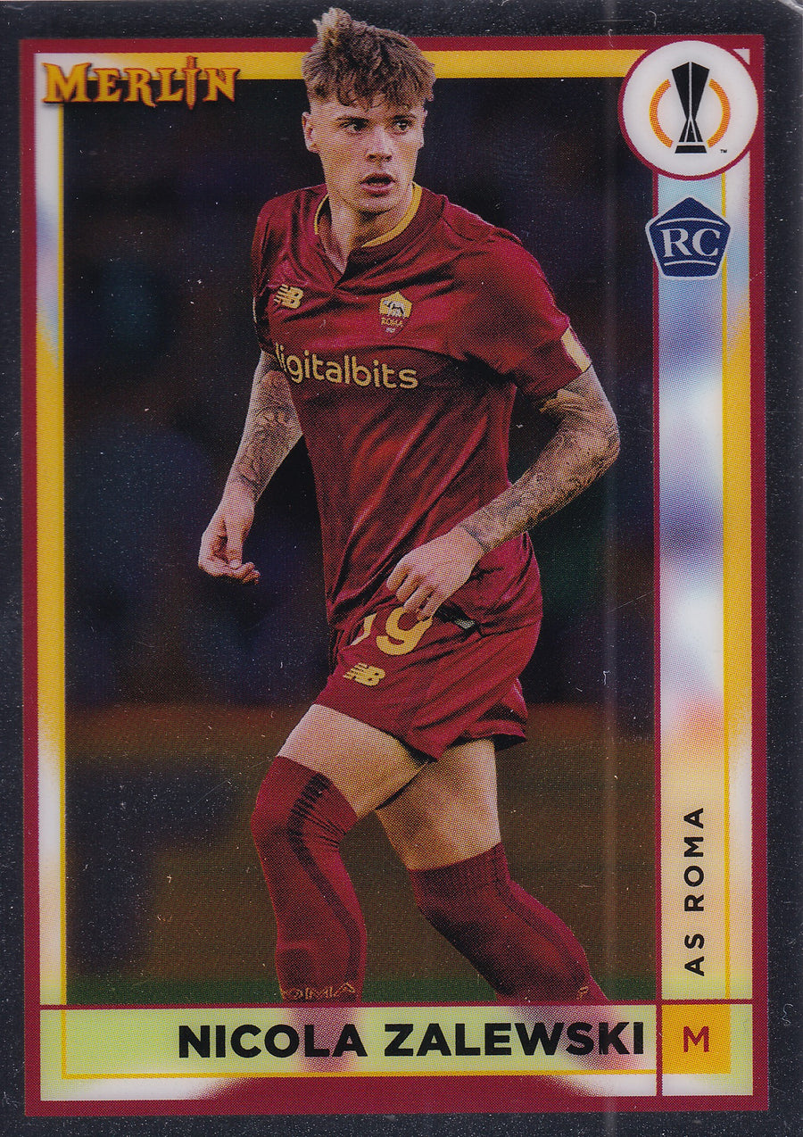 022. NICOLA ZALEWSKI - AS ROMA - ROOKIE CARD