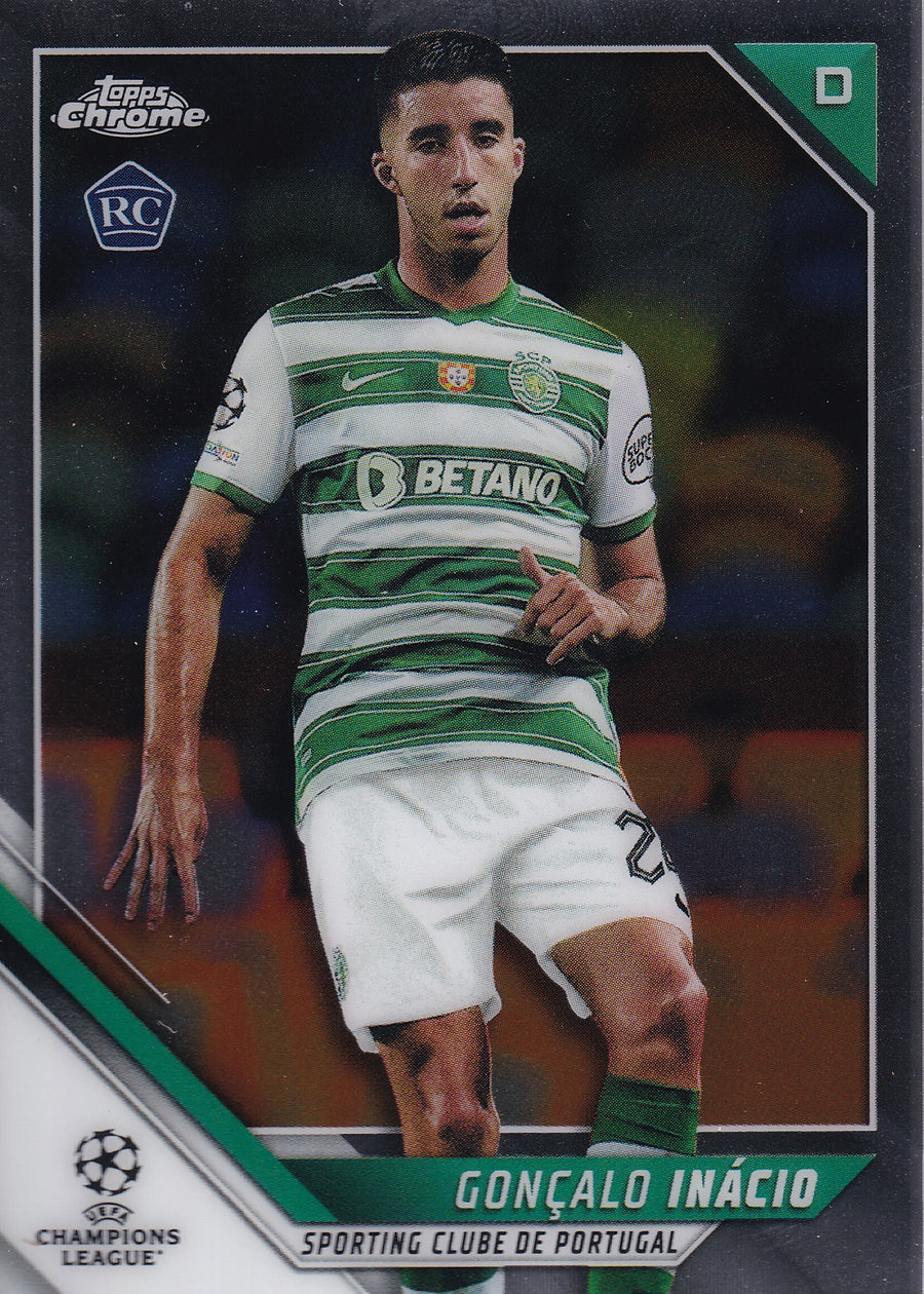 128. GONCALO INACIO - SPORTING CLUBE DE PORTUGAL - ROOKIE CARD