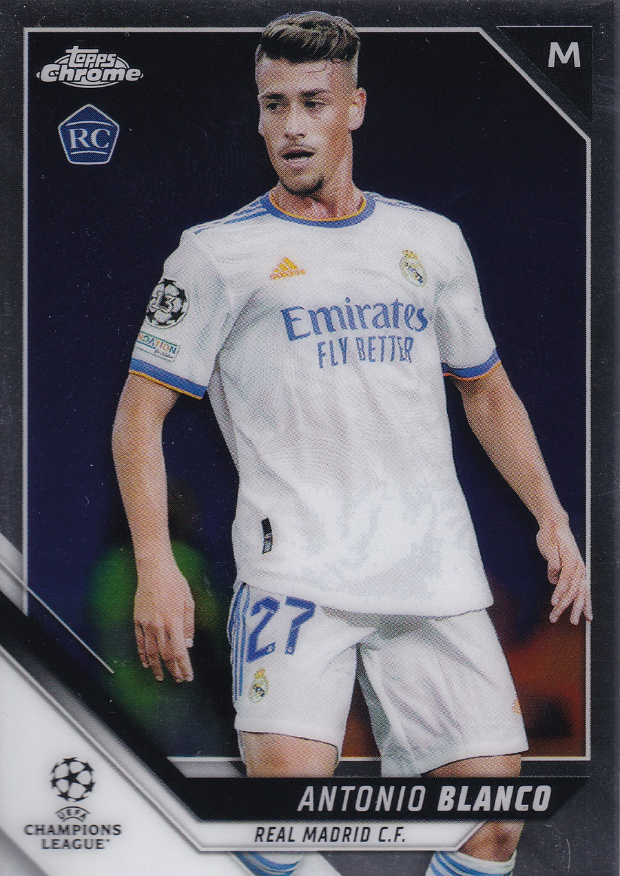 154. ANTONIO BLANCO - REAL MADRID C.F. - ROOKIE CARD