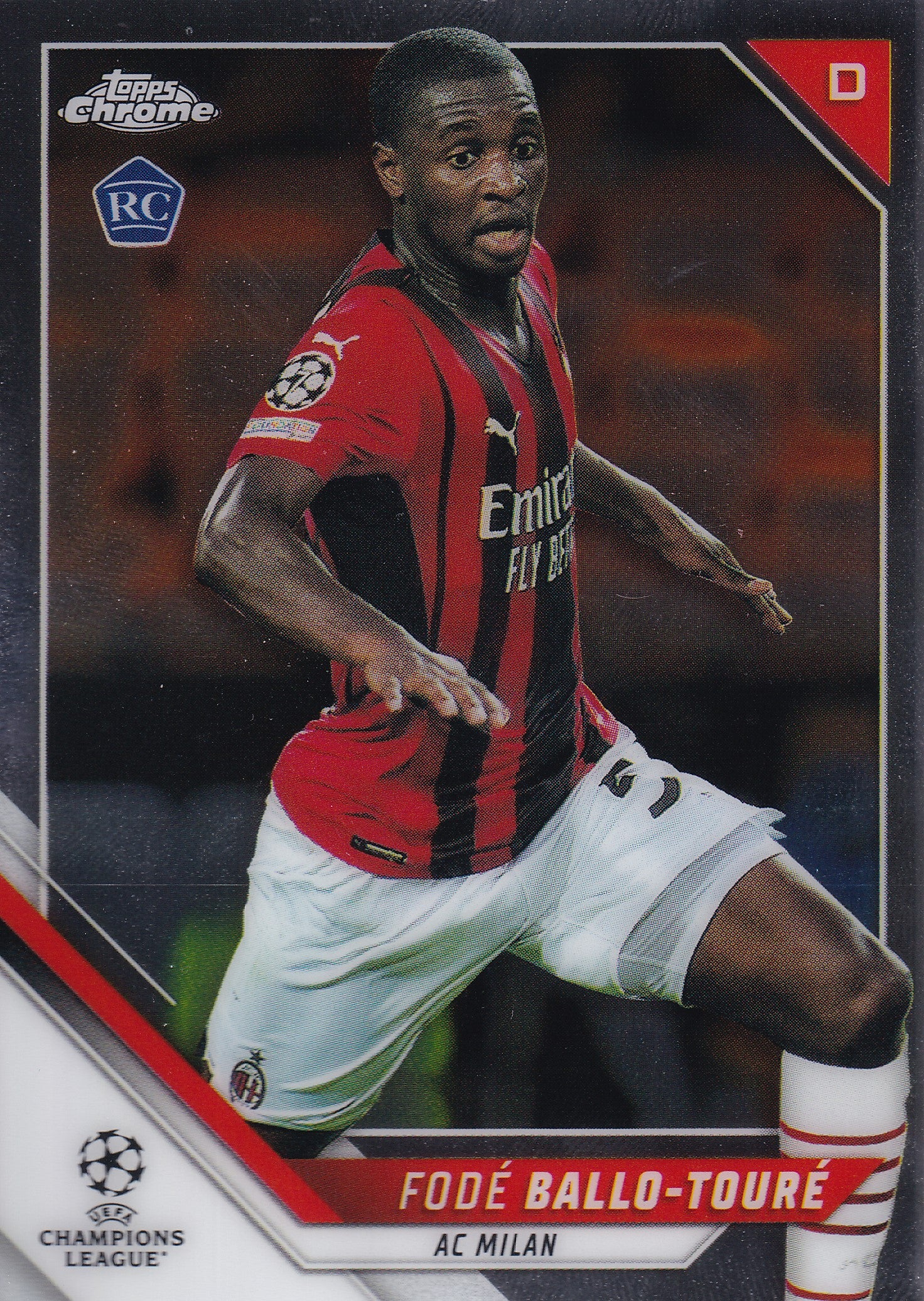 098. FODE BALLO-TOURE - AC MILAN - ROOKIE CARD