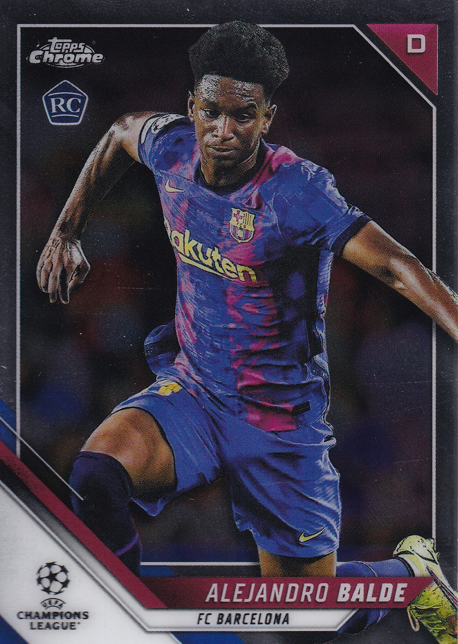 038. ALEJANDRO BALDE - FC BARCELONA - ROOKIE CARD