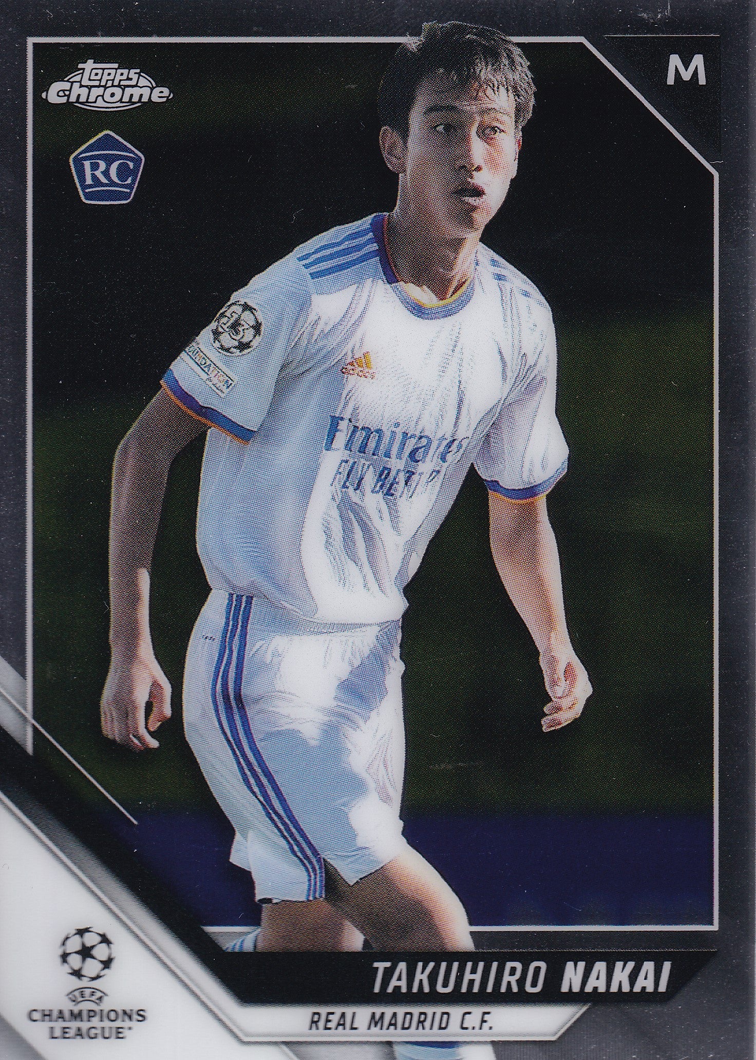 157. TAKUHIRO NAKAI - REAL MADRID C.F. - ROOKIE CARD