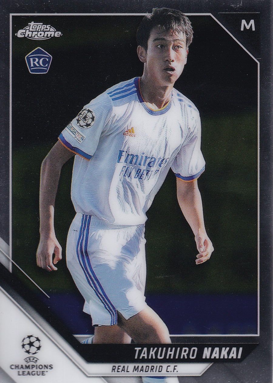157. TAKUHIRO NAKAI - REAL MADRID C.F. - ROOKIE CARD