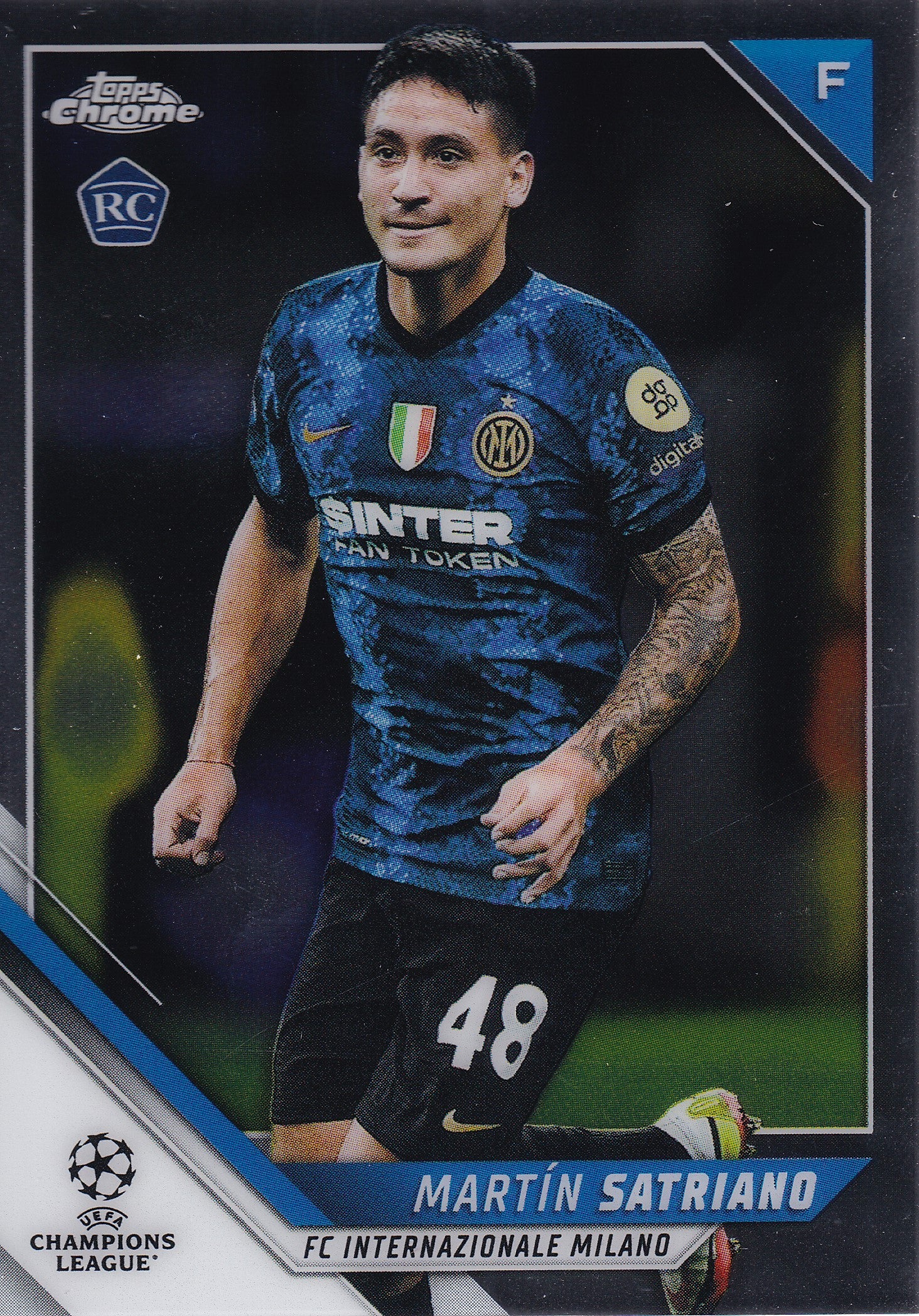 090. MARTIN SATRIANO - FC INTERNAZIONALE MILANO - ROOKIE CARD