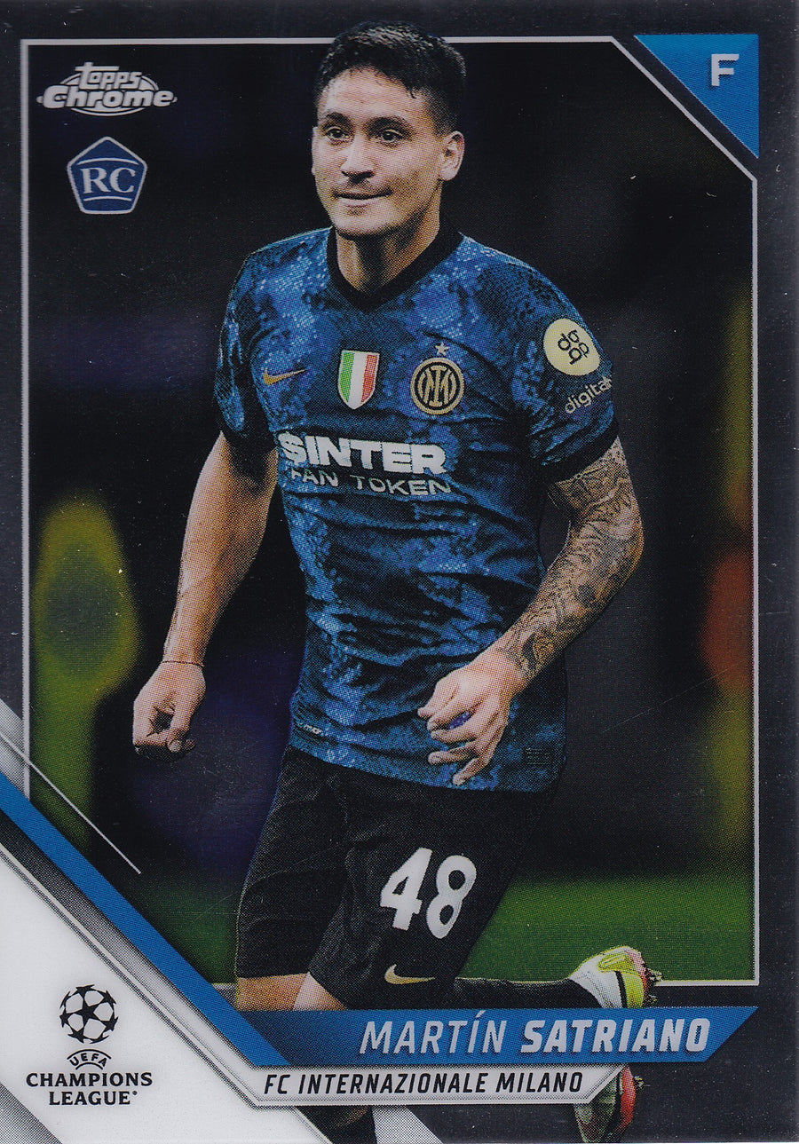090. MARTIN SATRIANO - FC INTERNAZIONALE MILANO - ROOKIE CARD
