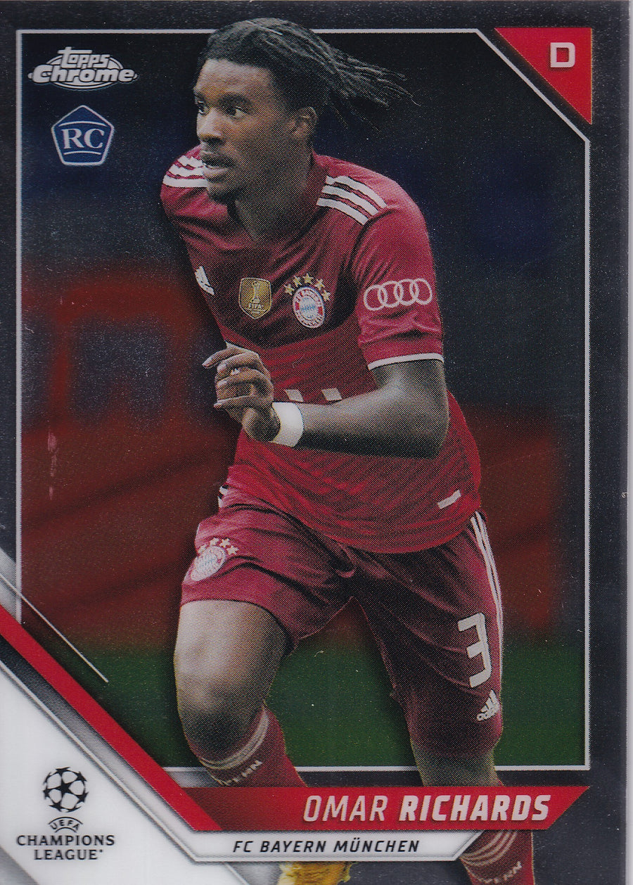 146. OMAR RICHARDS - FC BAYERN MUNCHEN - ROOKIE CARD