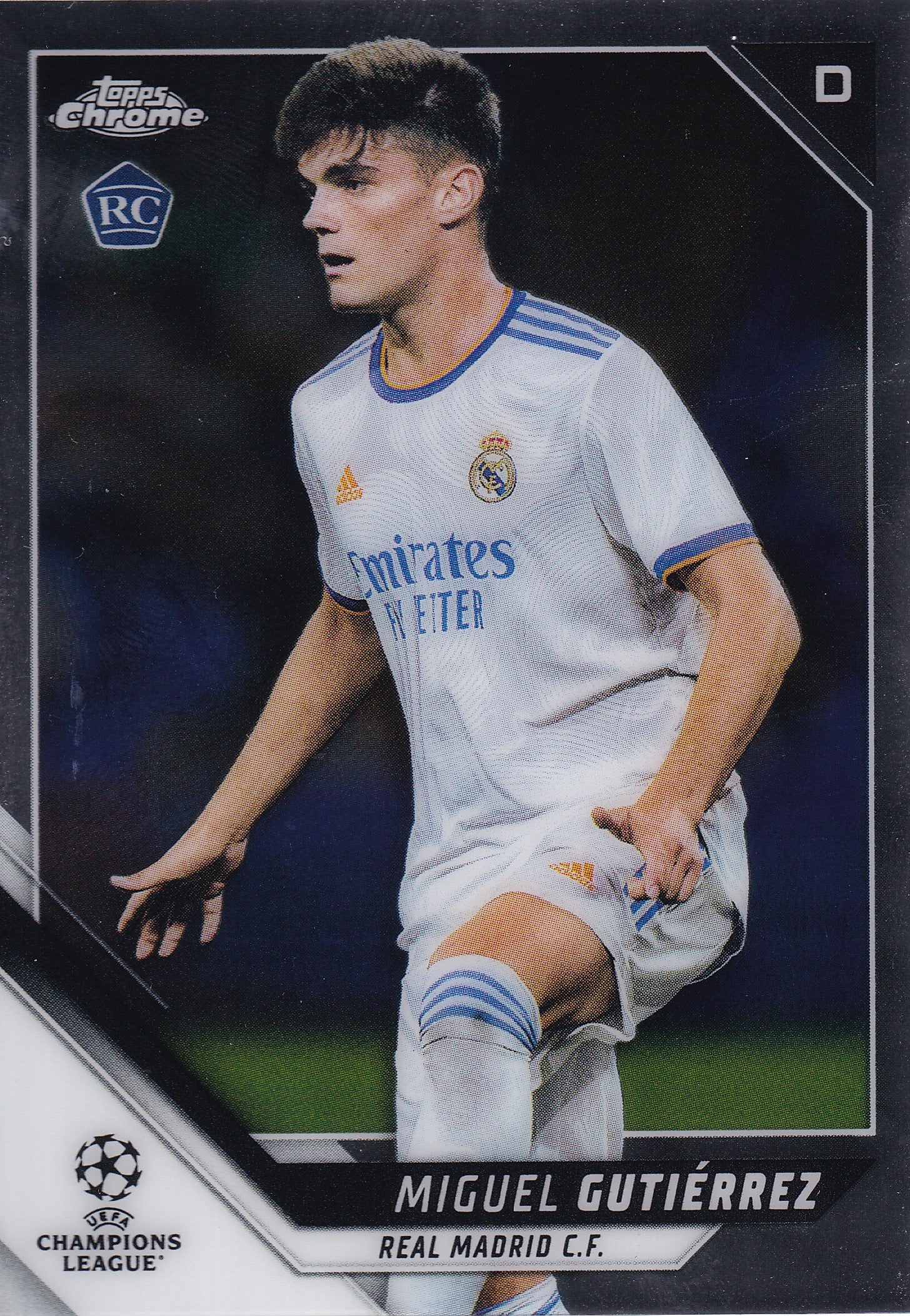 137. MIGUEL GUTIERREZ - REAL MADRID C.F. - ROOKIE CARD