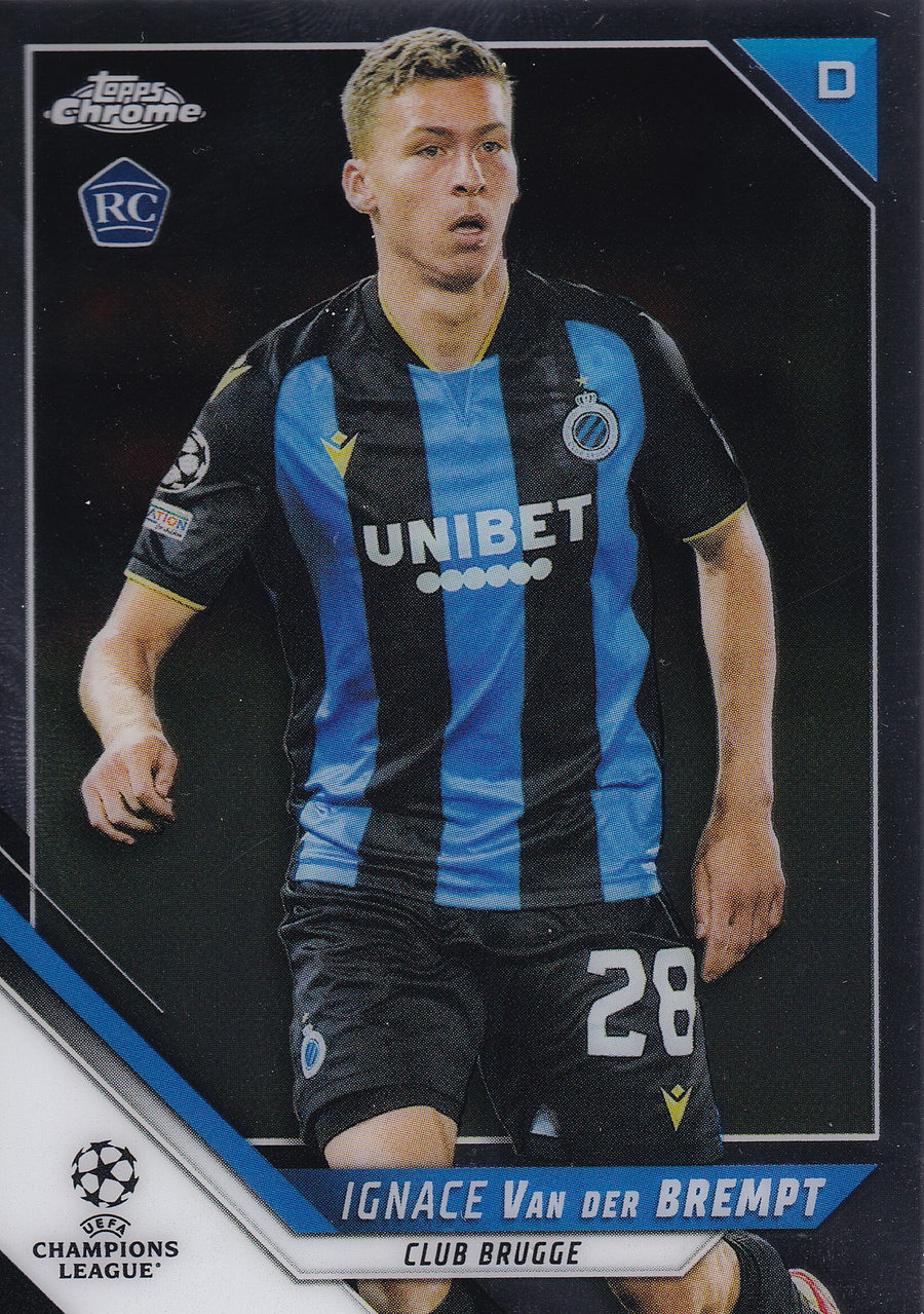 156. IGNACE VAN DER BREMPT - CLUB BRUGGE - ROOKIE CARD