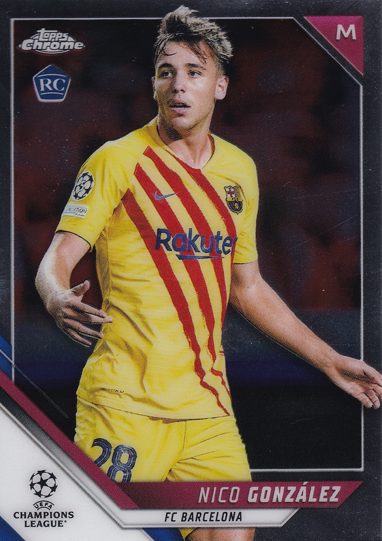 107. NICO GONZALEZ - FC BARCELONA - ROOKIE CARD