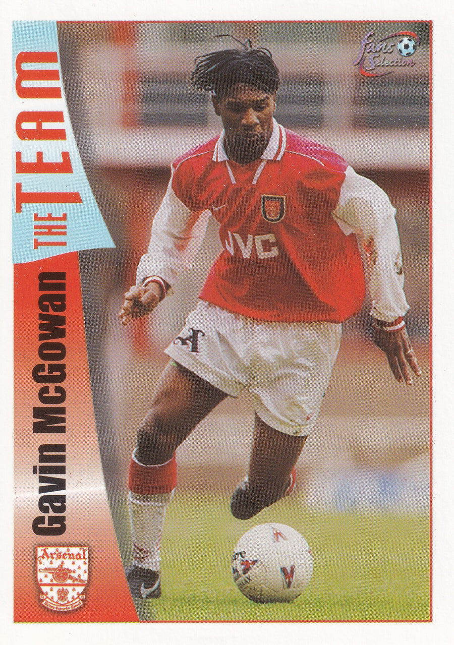 034. GAVIN McGOWAN - THE TEAM - ARSENAL