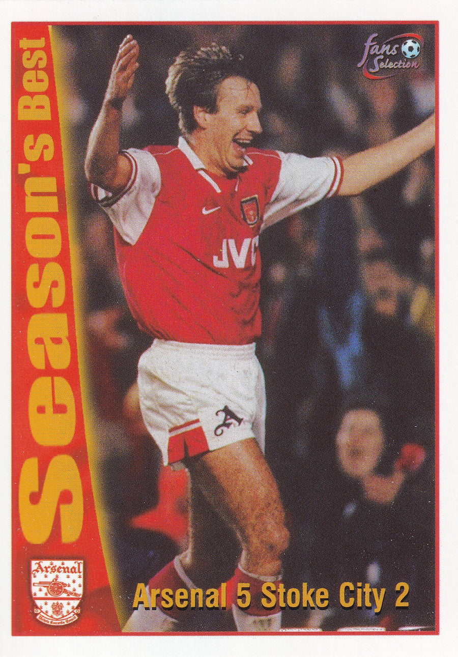 052. ARSENAL 5 STOKE CITY 2 - SEASON'S BEST - ARSENAL