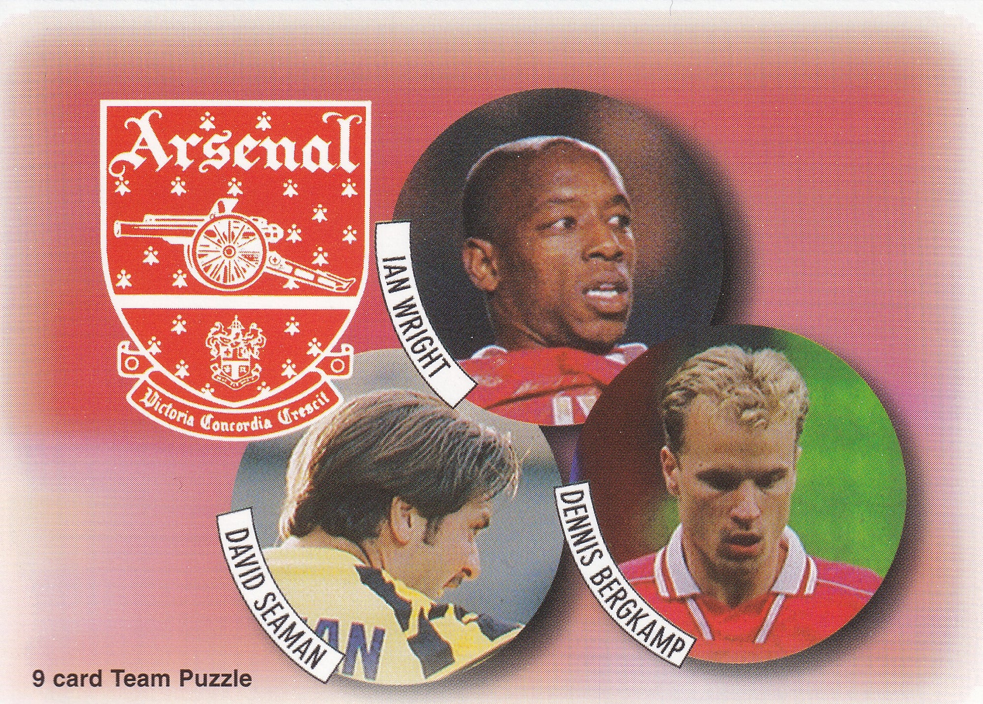 007. DAVID SEAMAN - IAN WRIGHT - DENNIS BERGKAMP - ARSENAL