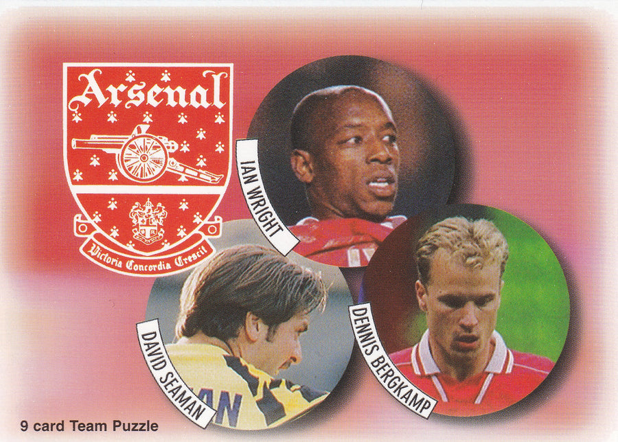 007. DAVID SEAMAN - IAN WRIGHT - DENNIS BERGKAMP - ARSENAL
