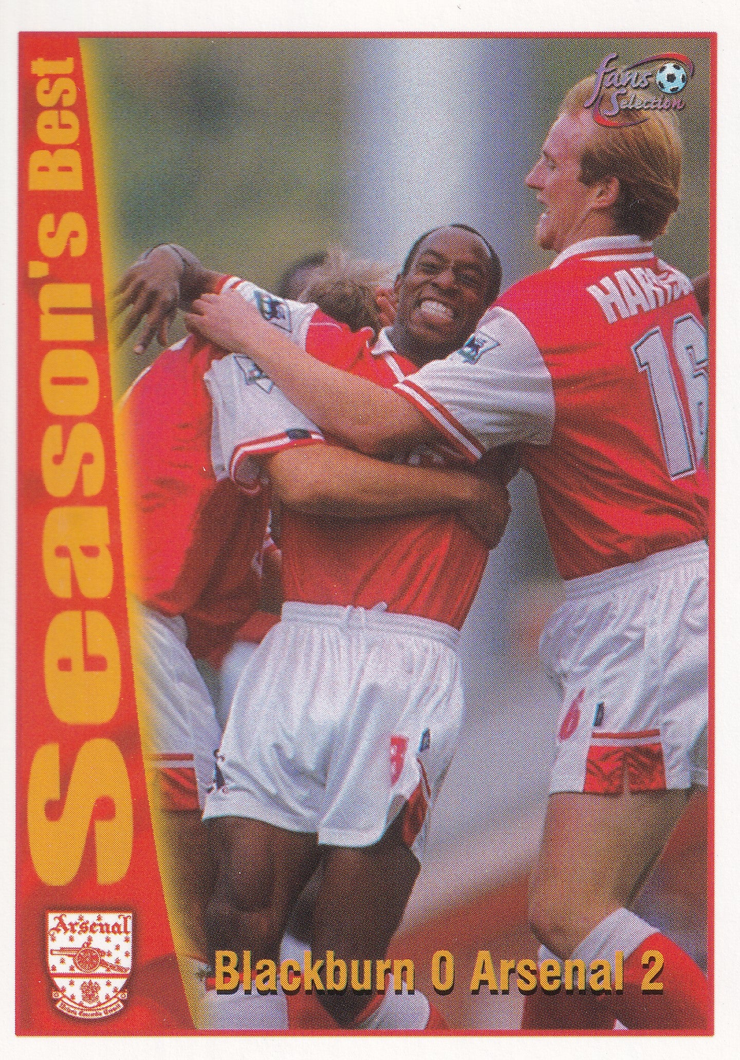 053. BLACKBURN 0 ARSENAL 2 - SEASON'S BEST - ARSENAL