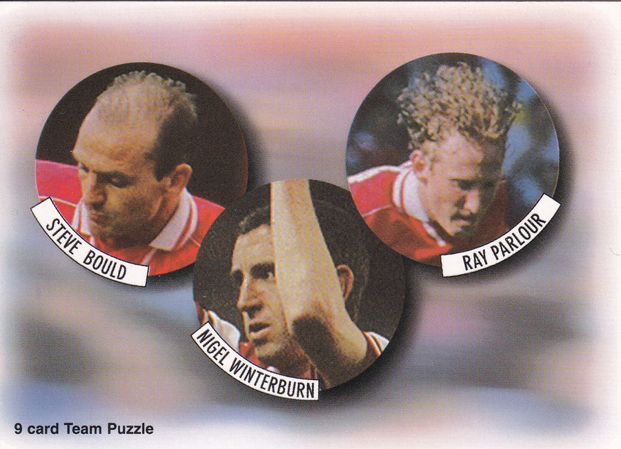 008. STEVE BOULD - NIGEL WINTERBURN - RAY PARLOUR - ARSENAL