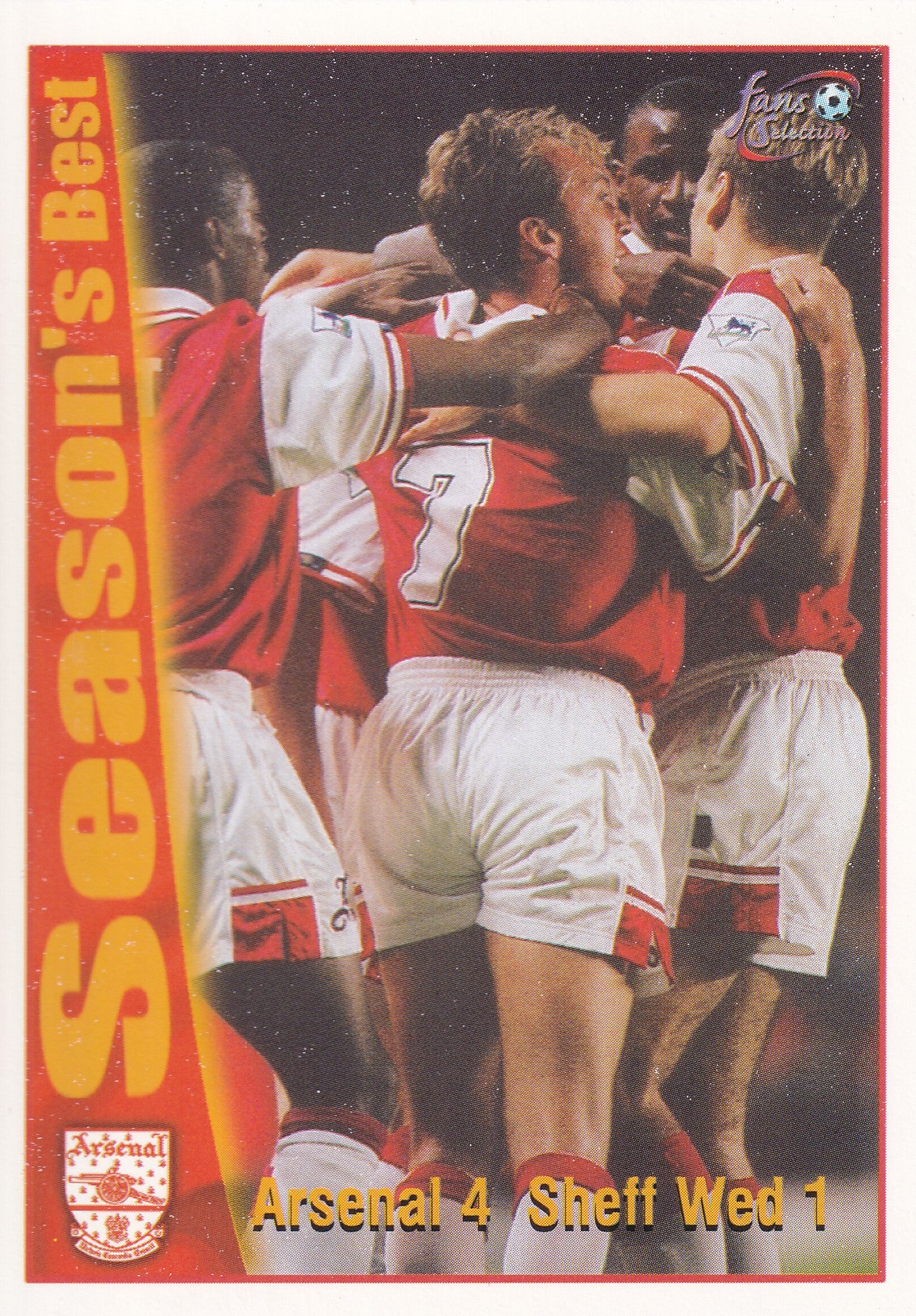 041. ARSENAL 4 SHEFF WED 1 - SEASON'S BEST - ARSENAL